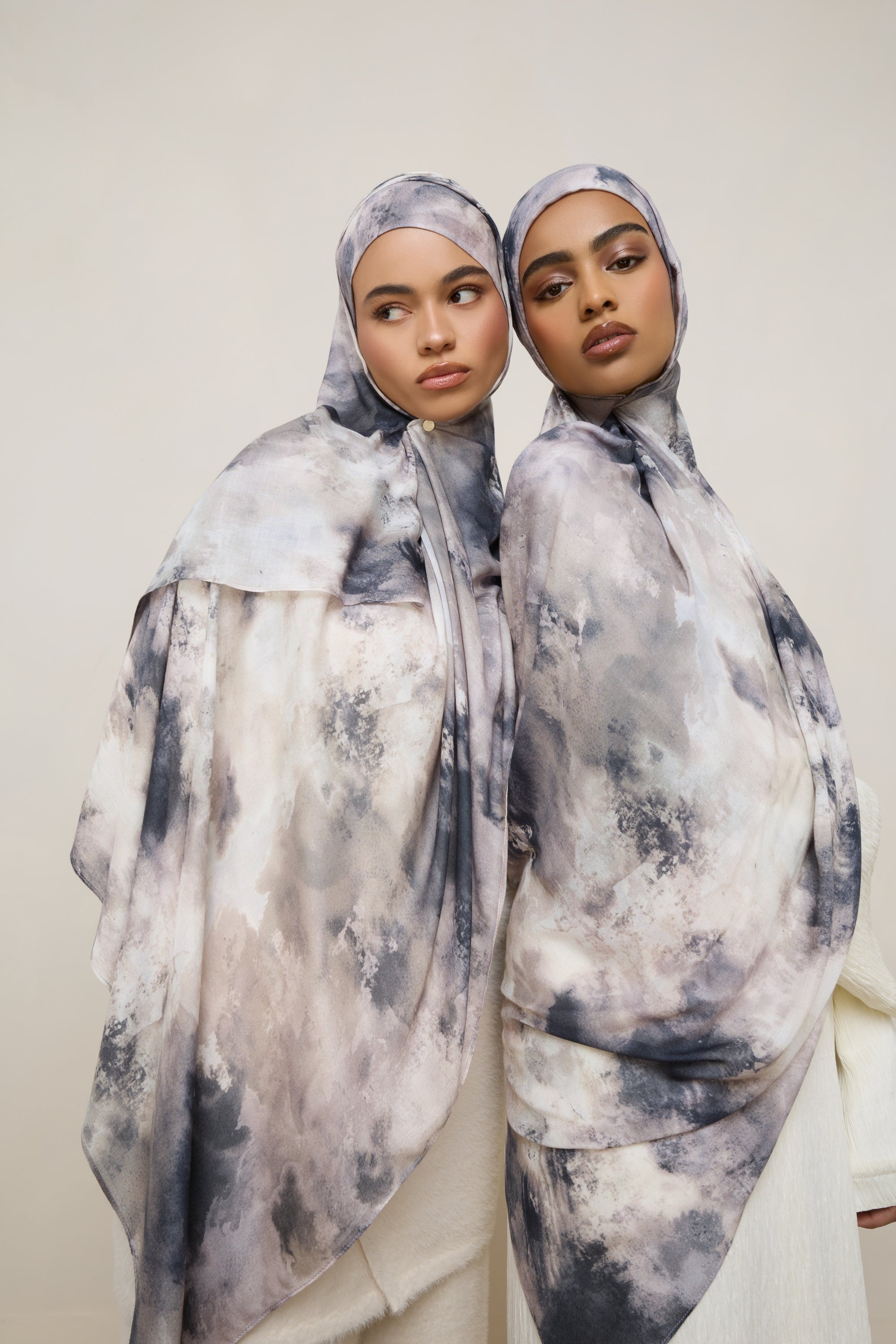 Printed Modal Hijab - Softscape