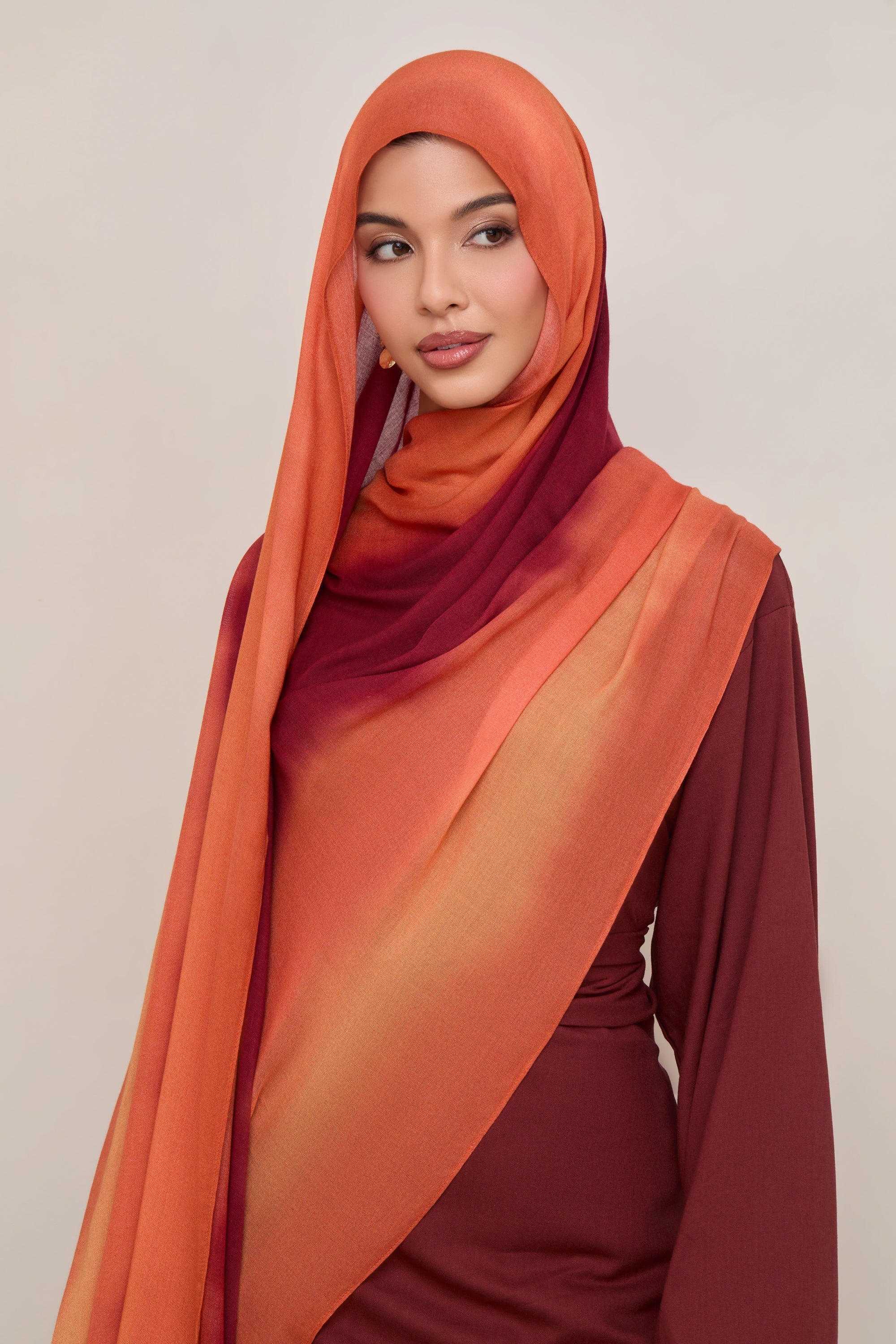 Printed Modal Hijab - Summer Sunset Hijabs Veiled 