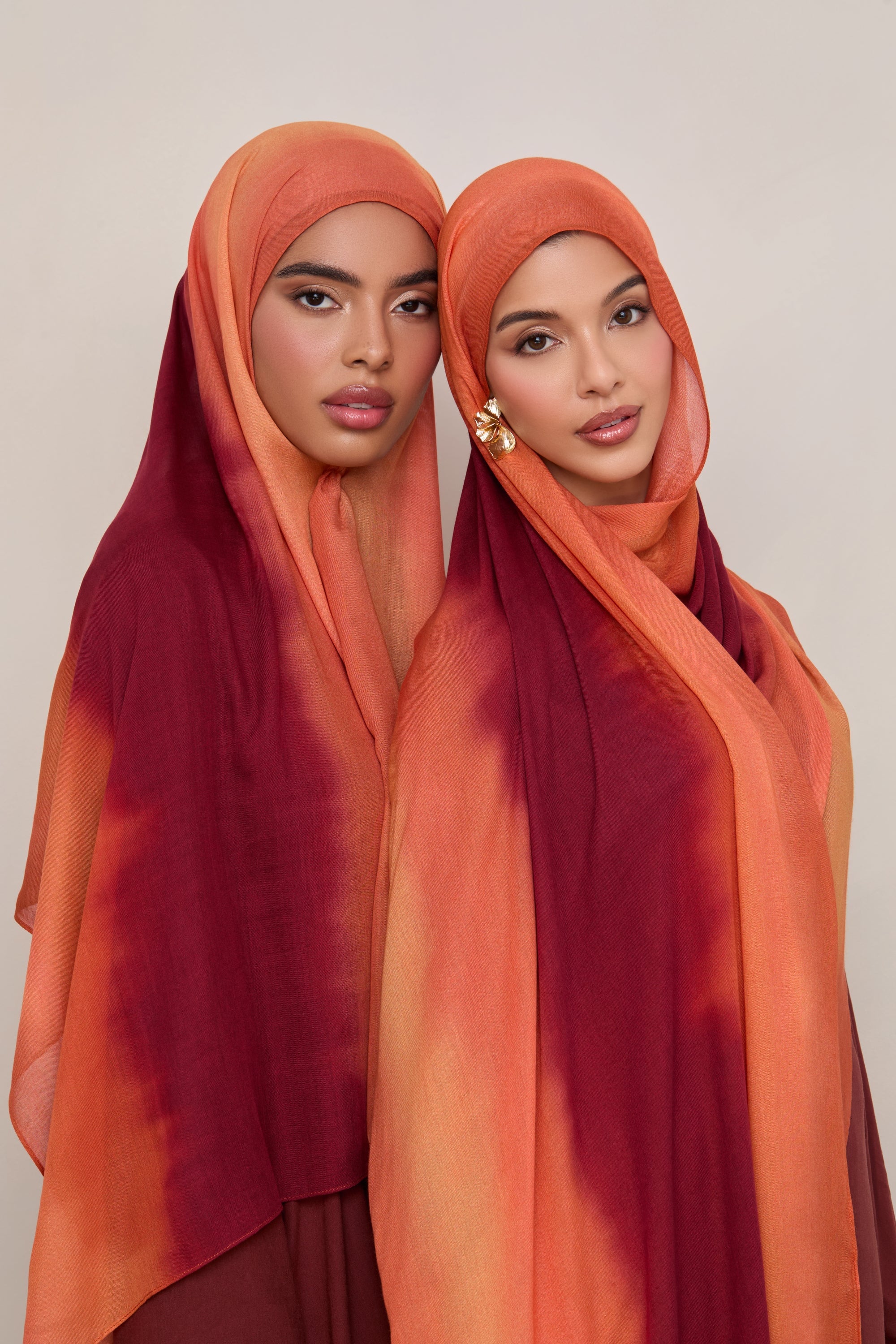 Printed Modal Hijab - Summer Sunset Hijabs Veiled 