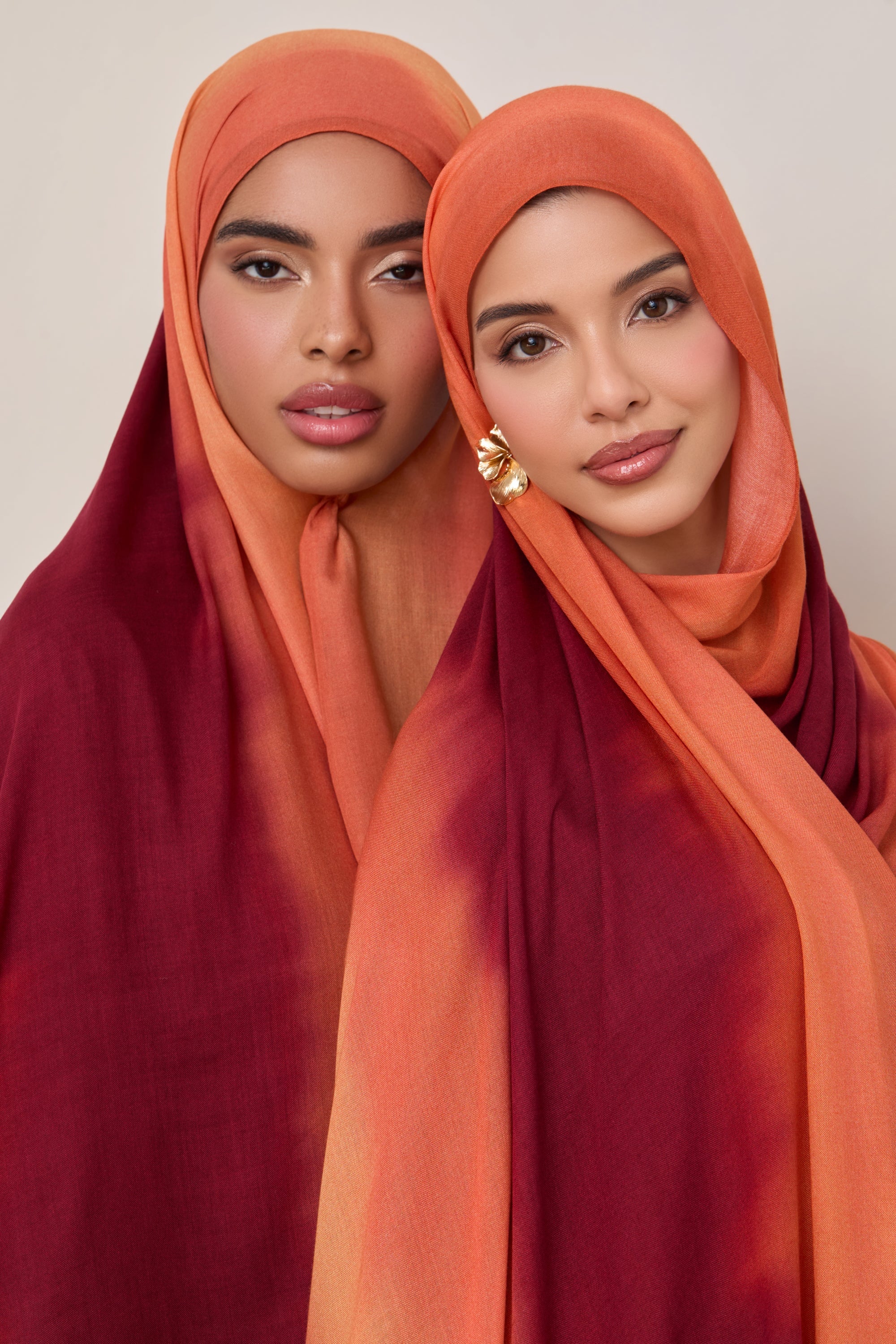 Printed Modal Hijab - Summer Sunset Hijabs Veiled 