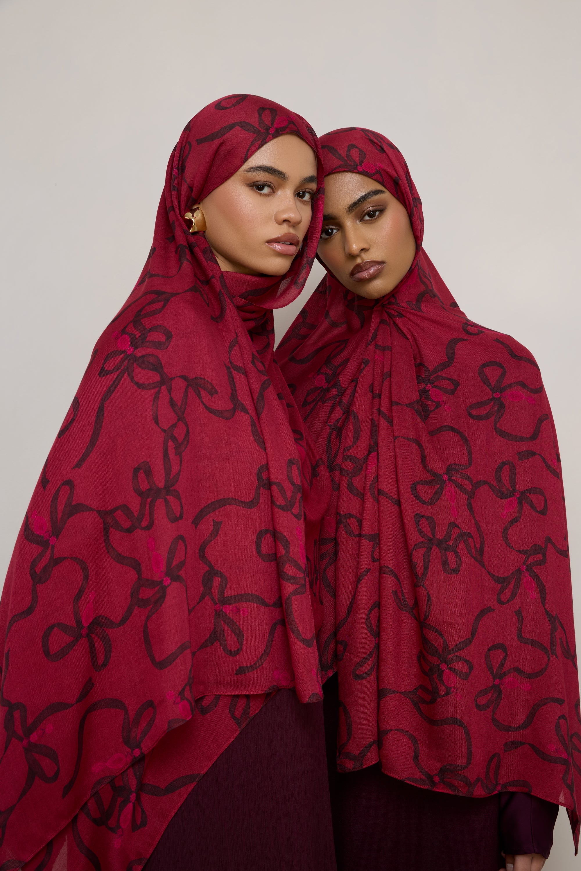Printed Modal Hijab - Wrapped Up Hijabs Veiled 
