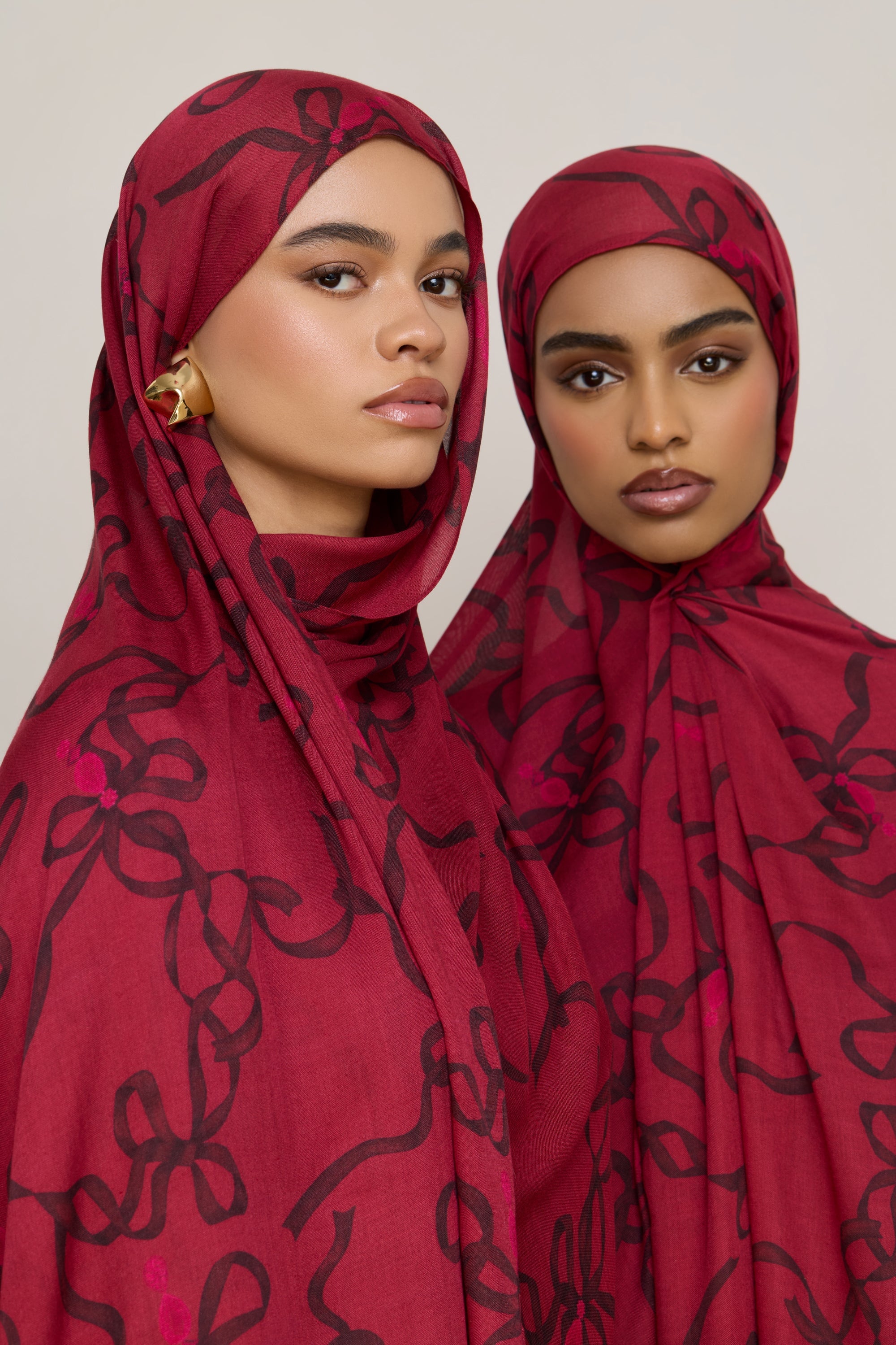 Printed Modal Hijab - Wrapped Up Hijabs Veiled 