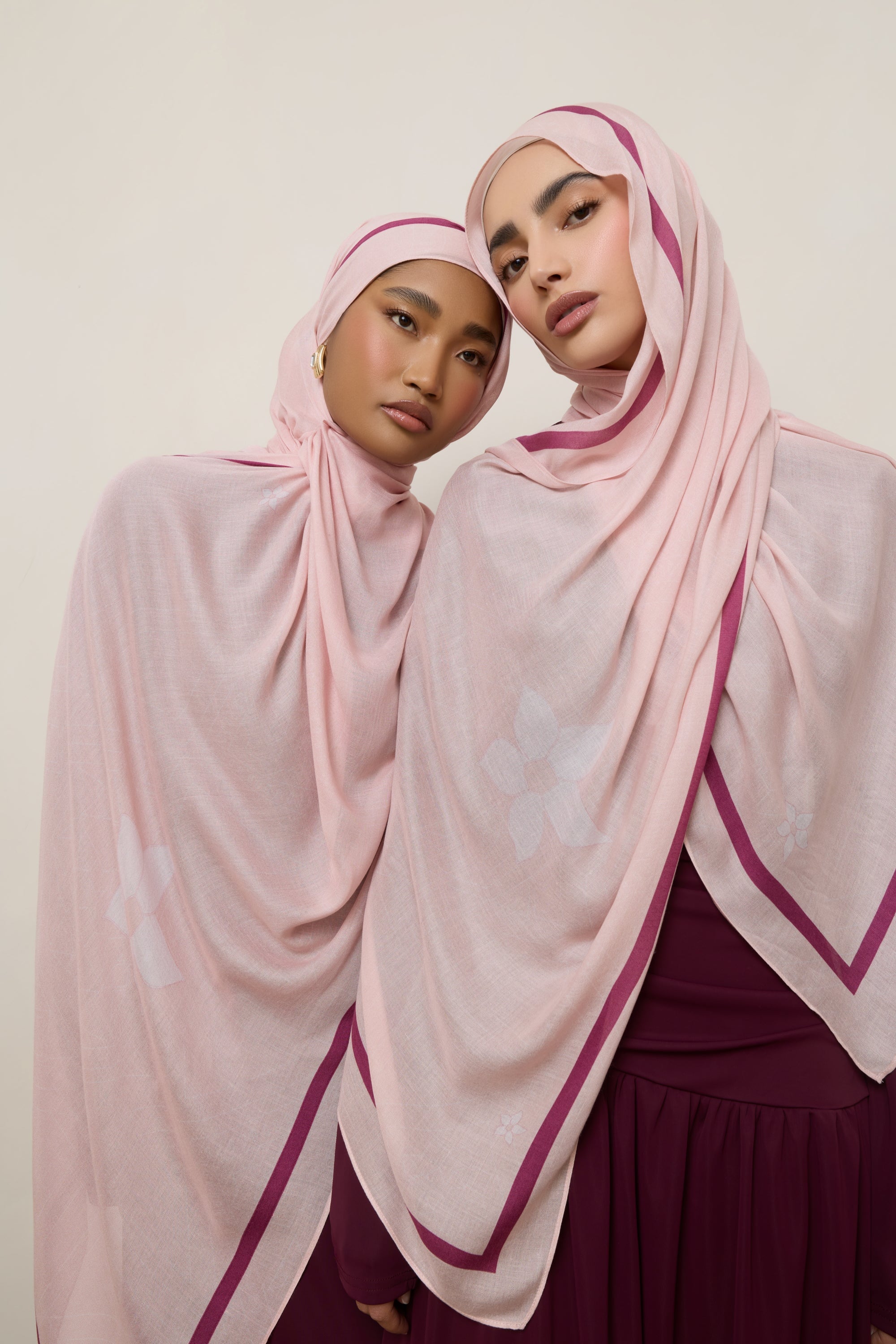 Printed Modal Hijab - Yasmine Hijabs Veiled 