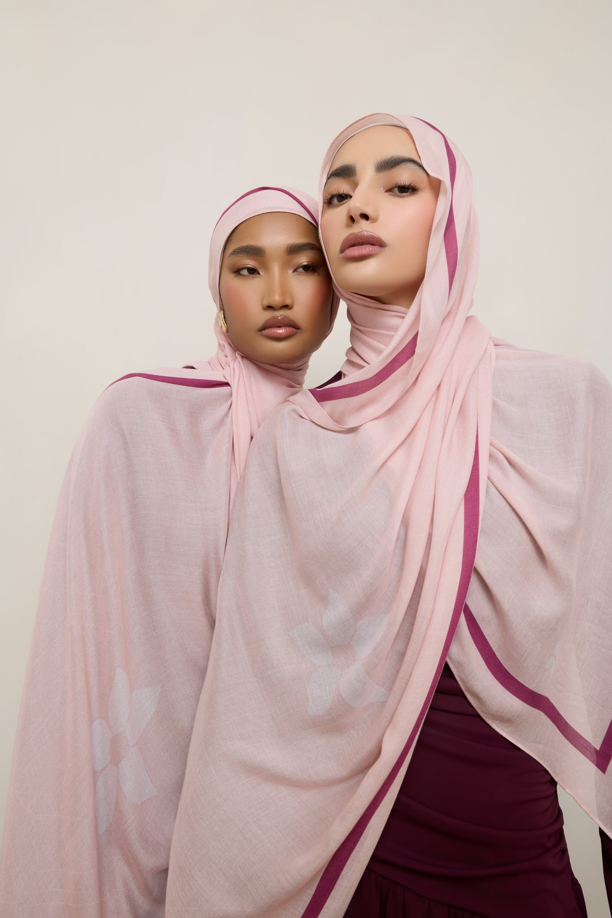 Printed Modal Hijab - Yasmine Hijabs Veiled 
