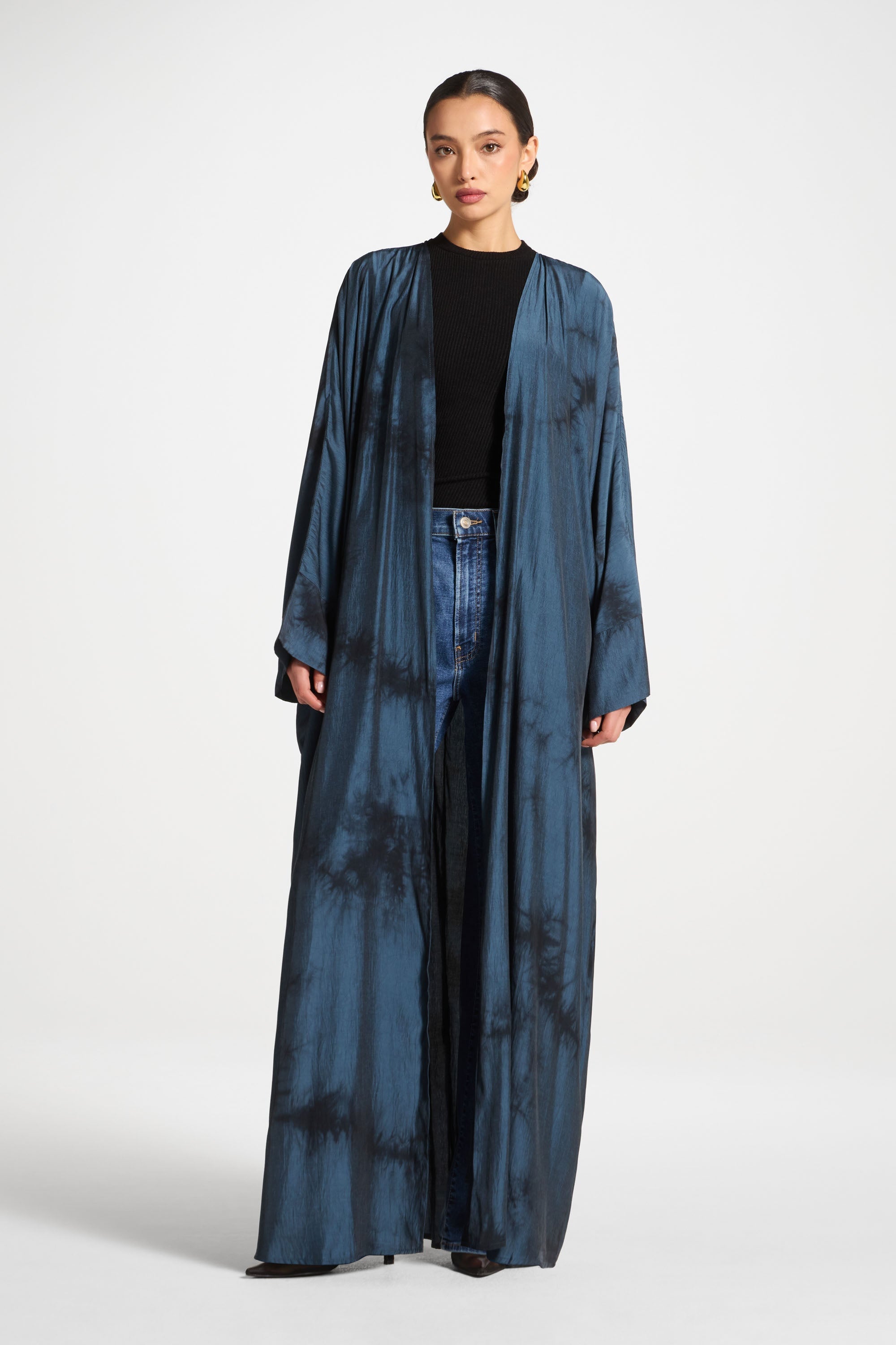 Printed Open Abaya - Twilight Abayas Veiled 