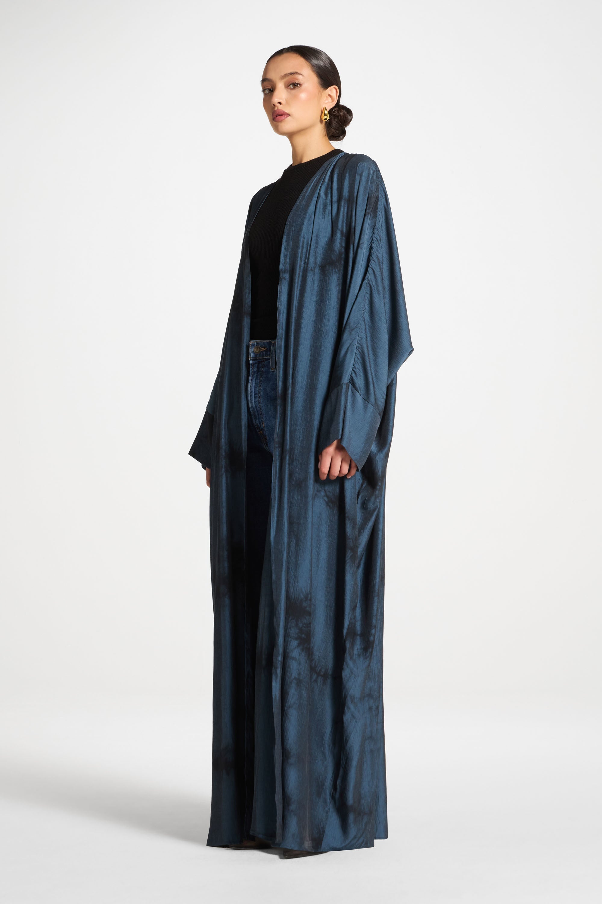 Printed Open Abaya - Twilight Abayas Veiled 