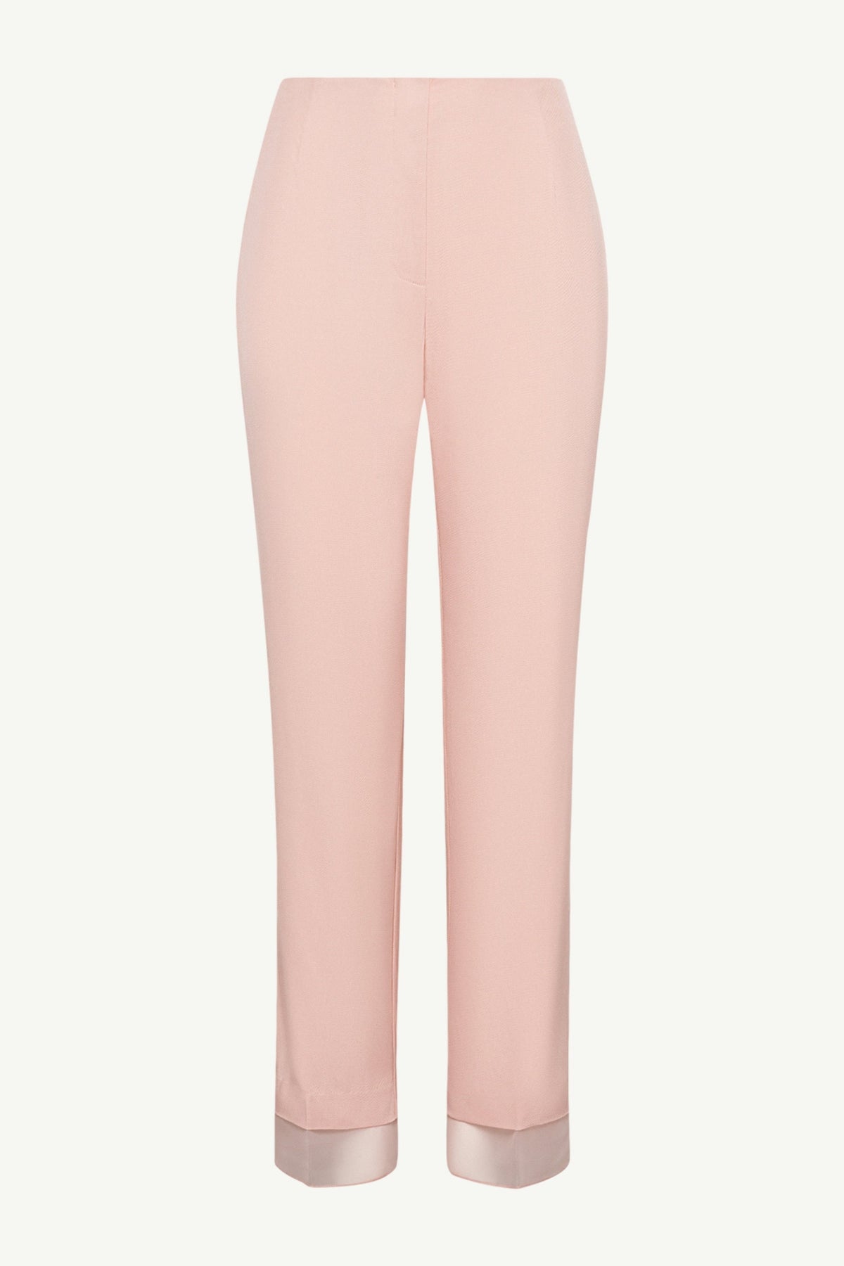 Rayan Organza Trim Trousers - Sepia Rose Clothing Veiled 