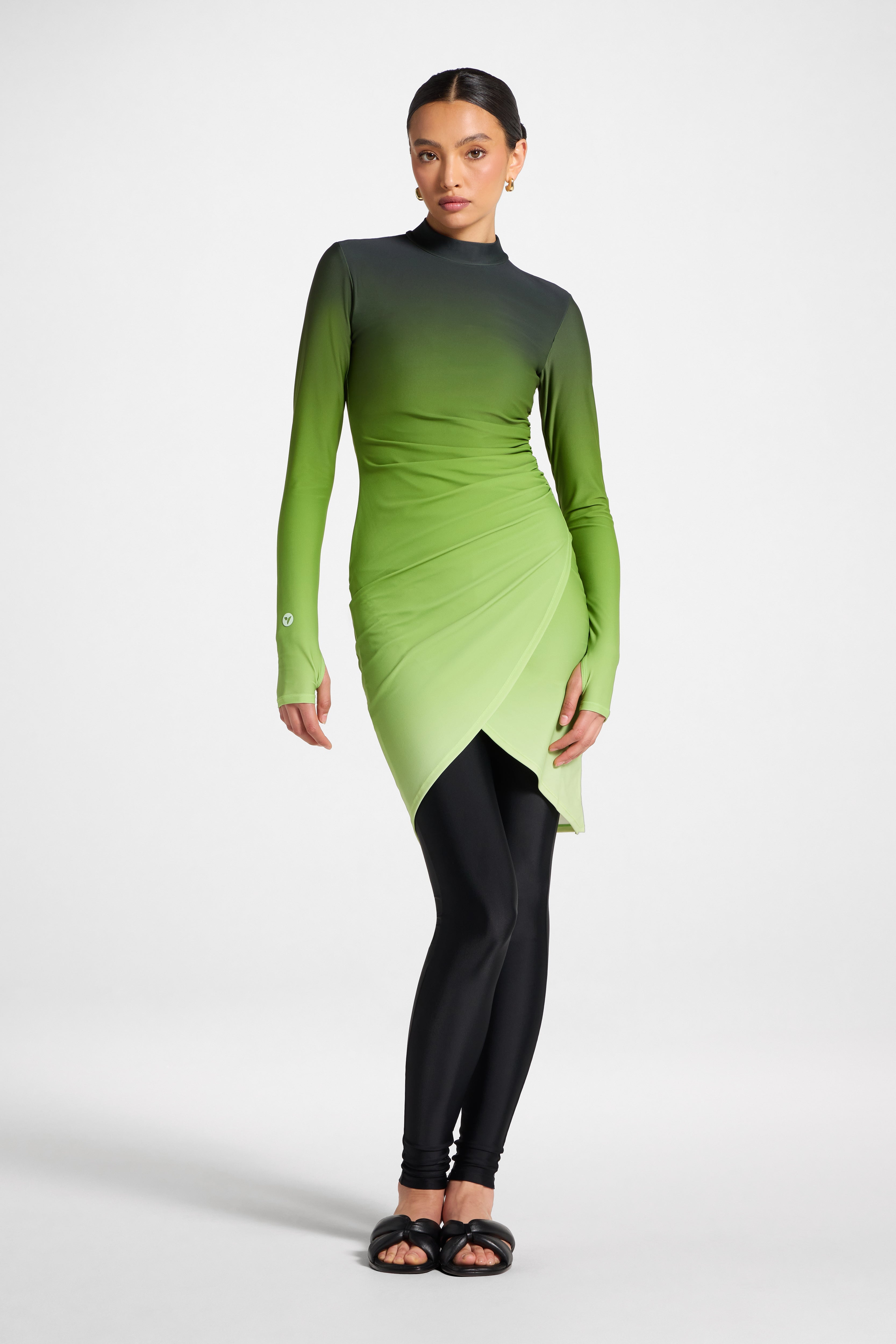 Rouched Swim Tunic - Marine Ombre Swim Veiled 