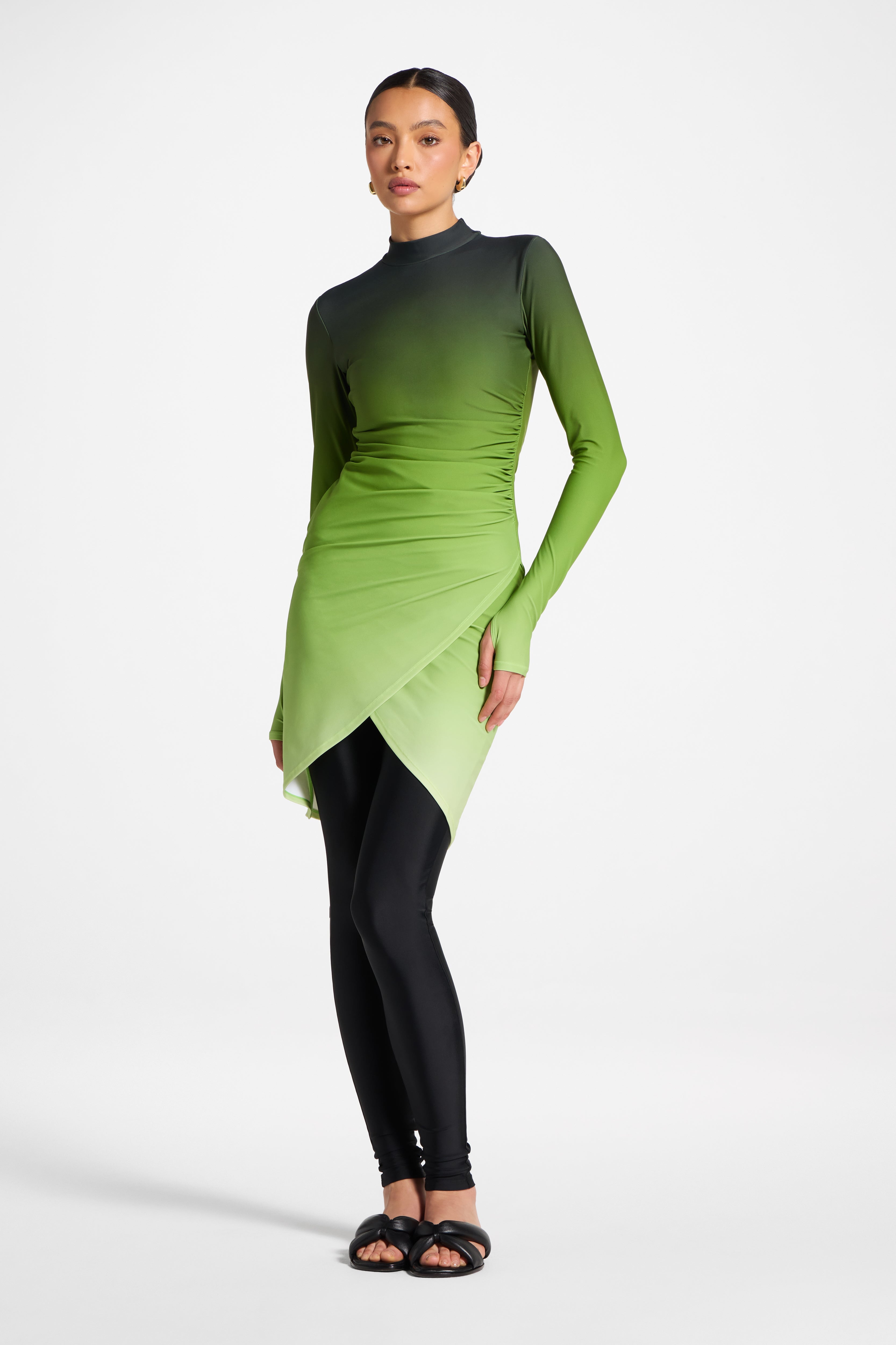 Rouched Swim Tunic - Marine Ombre Swim Veiled 