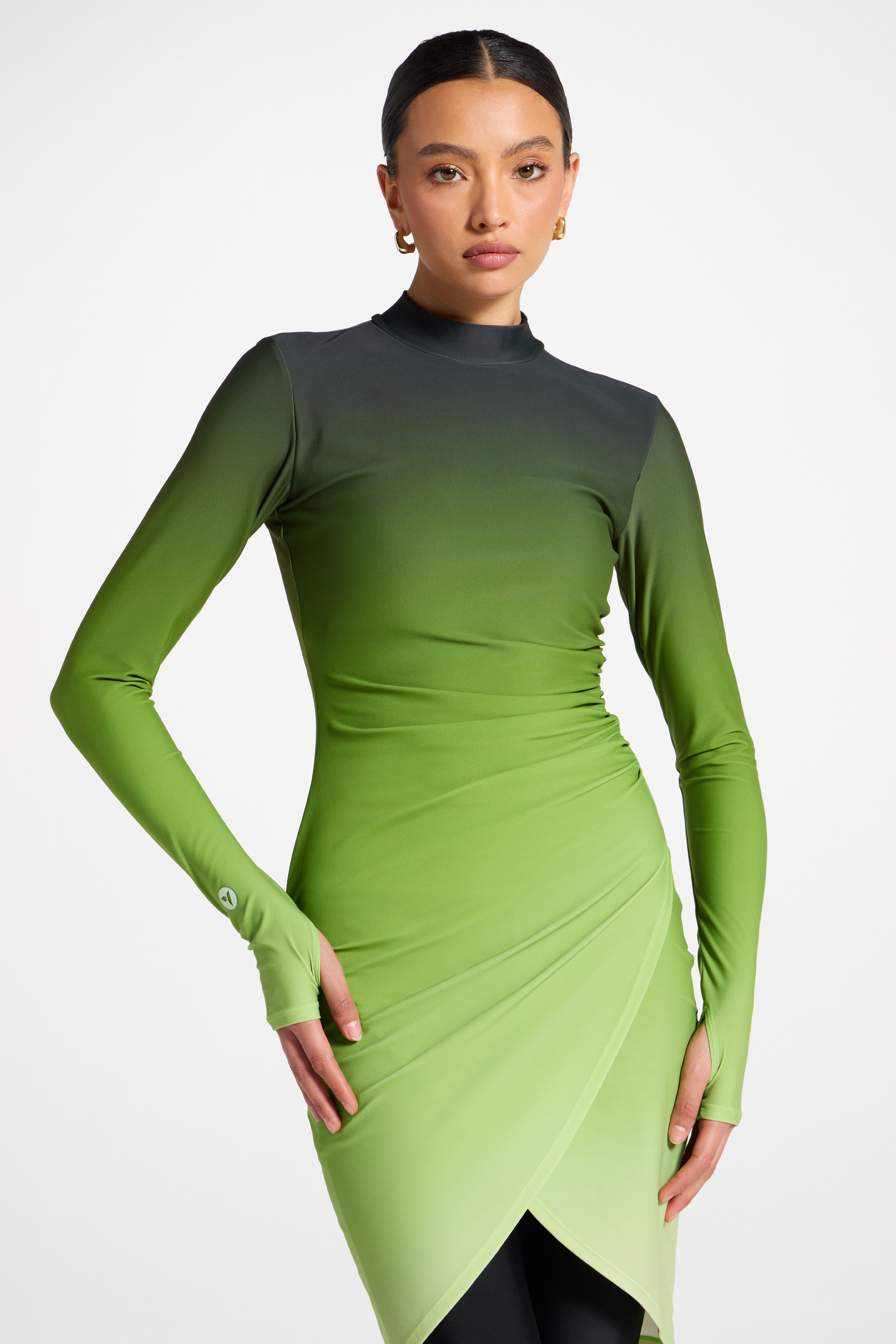 Rouched Swim Tunic - Marine Ombre Swim Veiled 