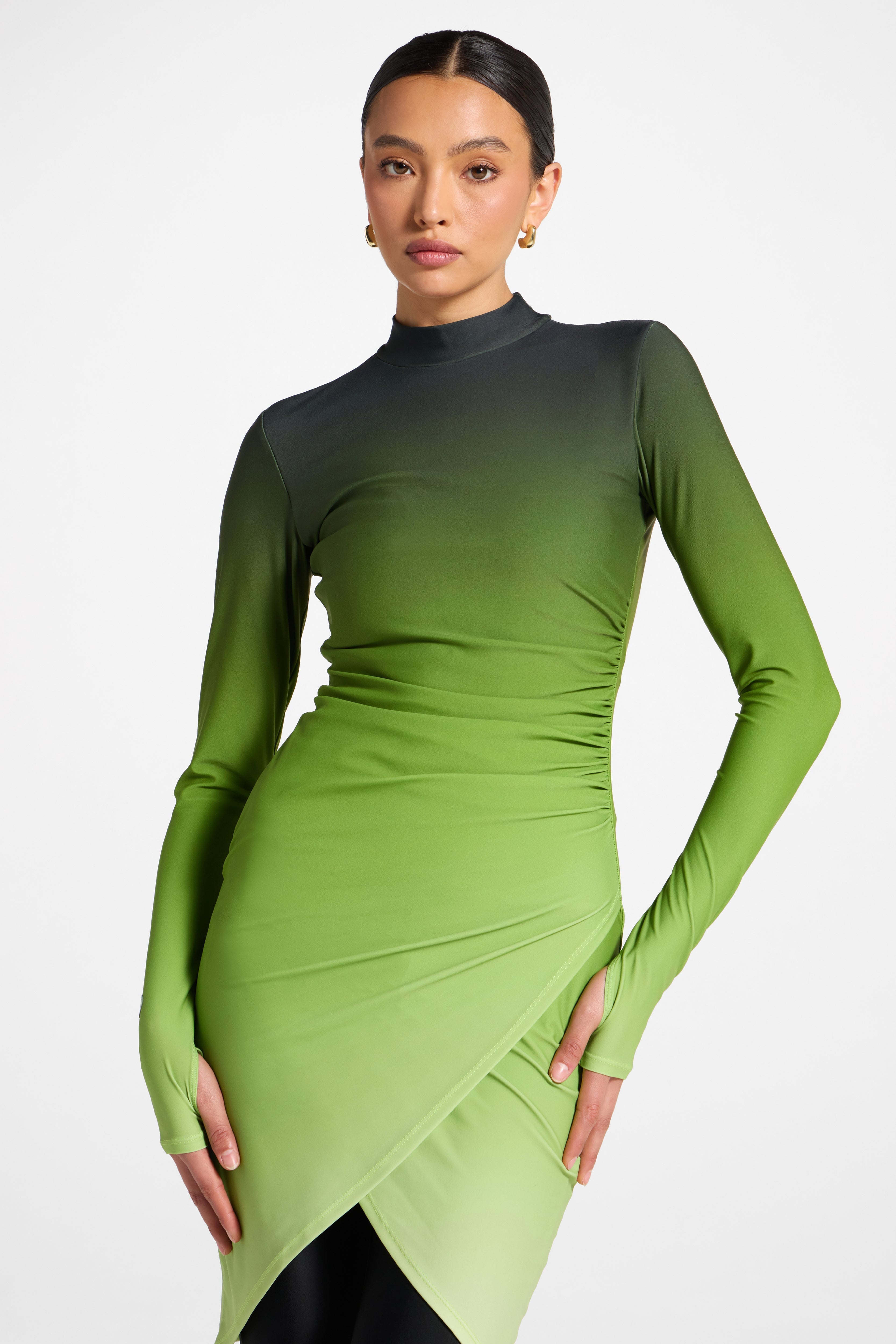 Rouched Swim Tunic - Marine Ombre Swim Veiled 