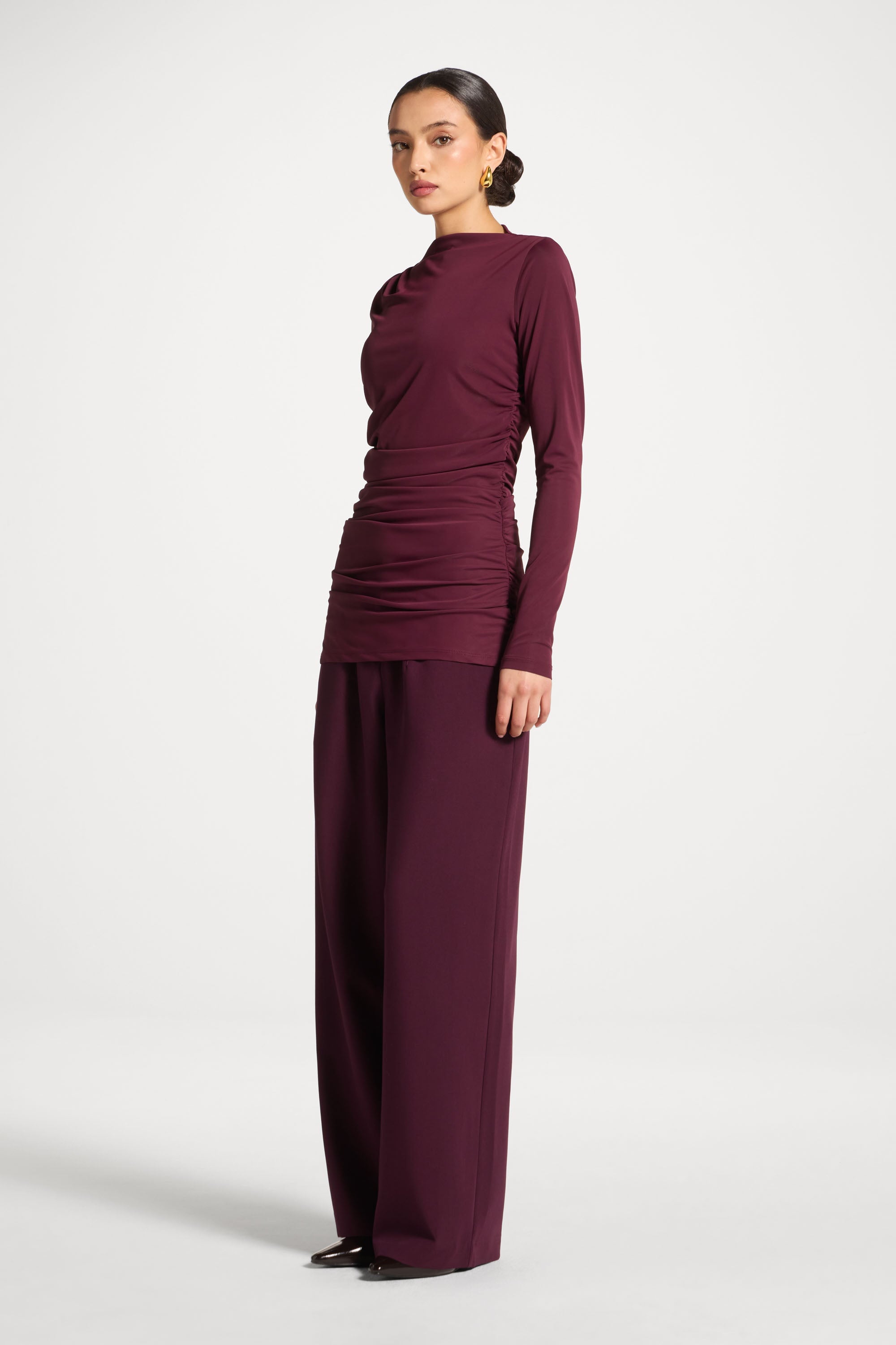 Rouched Top - Fig Abayas Veiled 