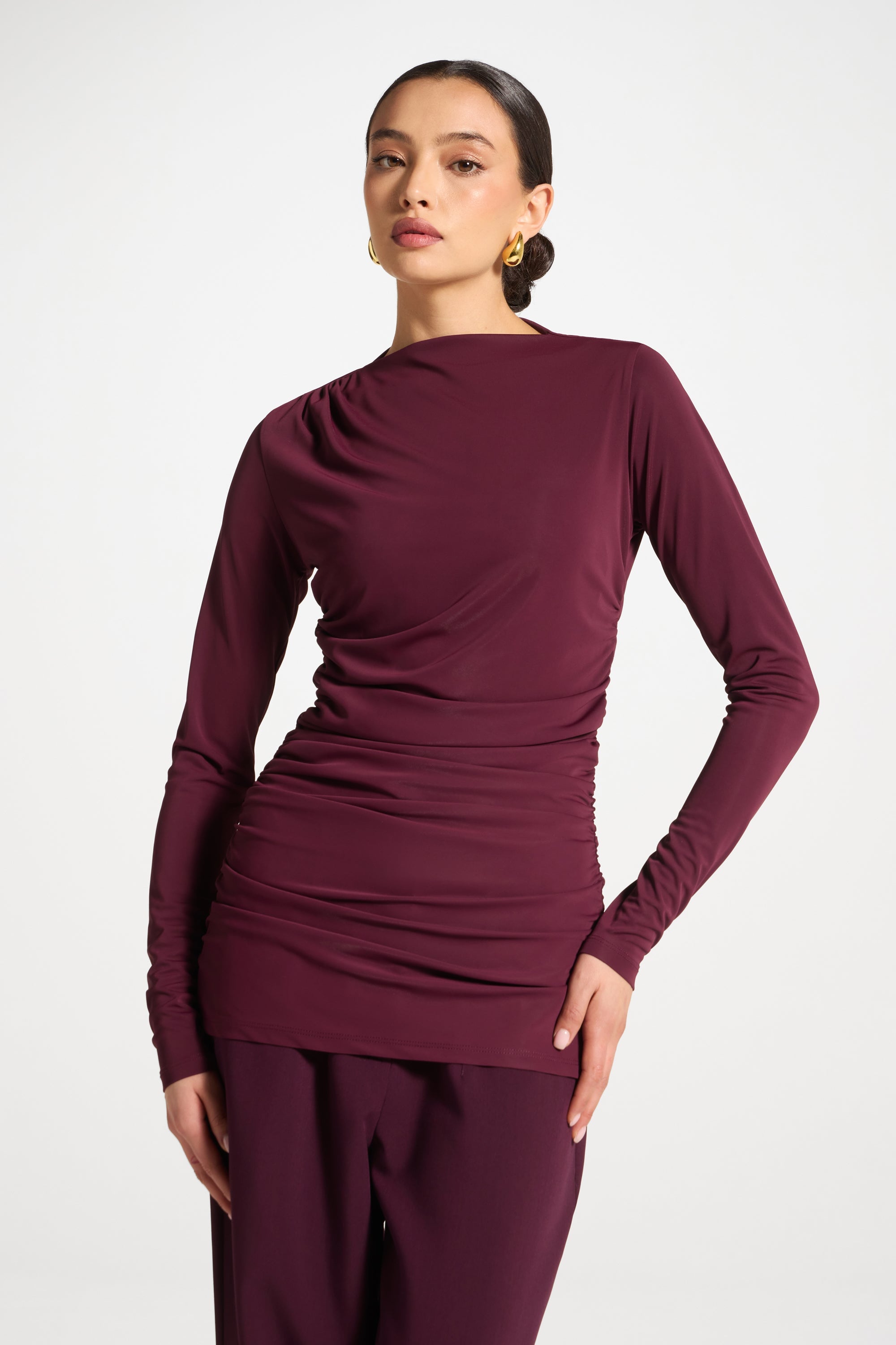 Rouched Top - Fig Abayas Veiled 