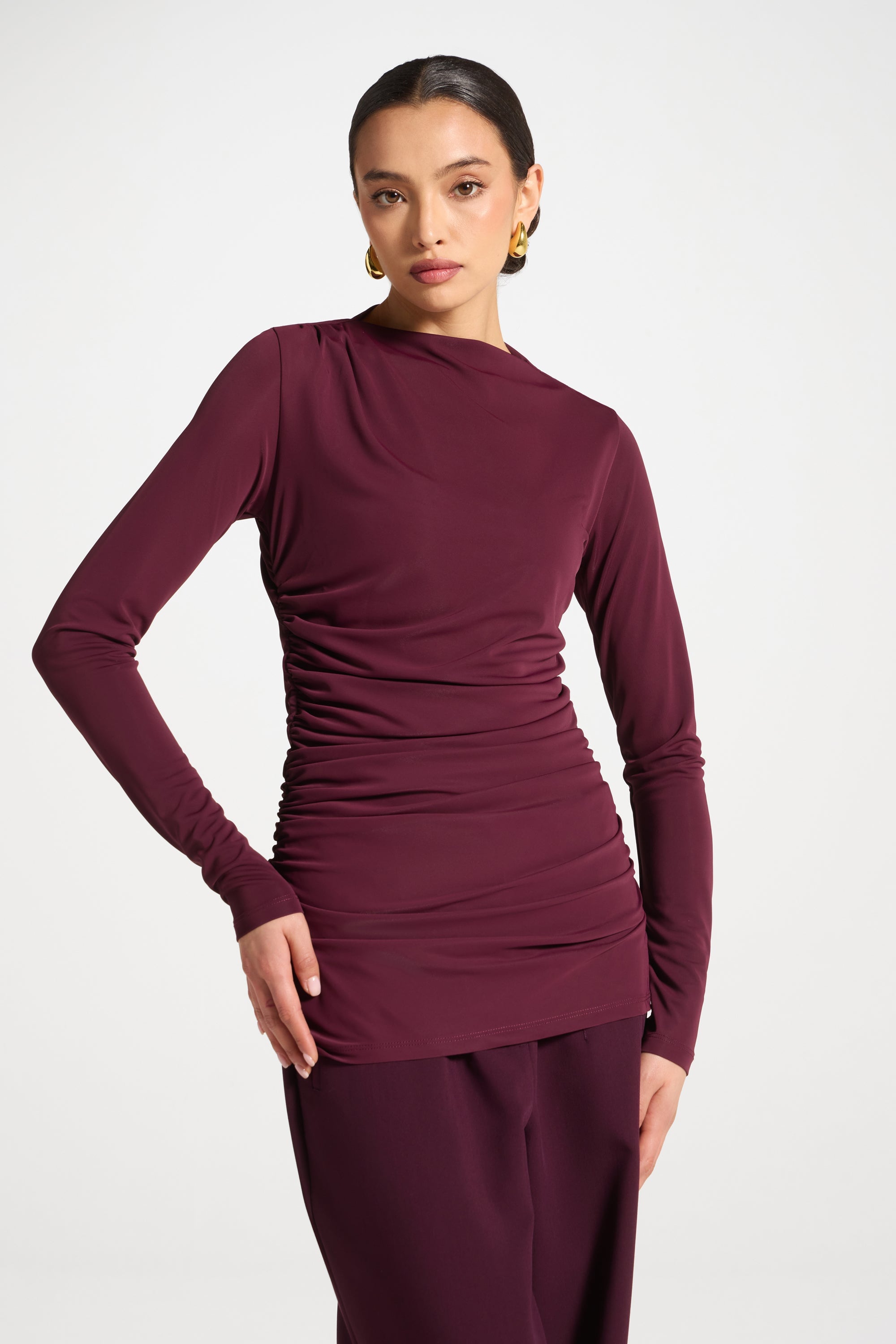 Rouched Top - Fig Abayas Veiled 