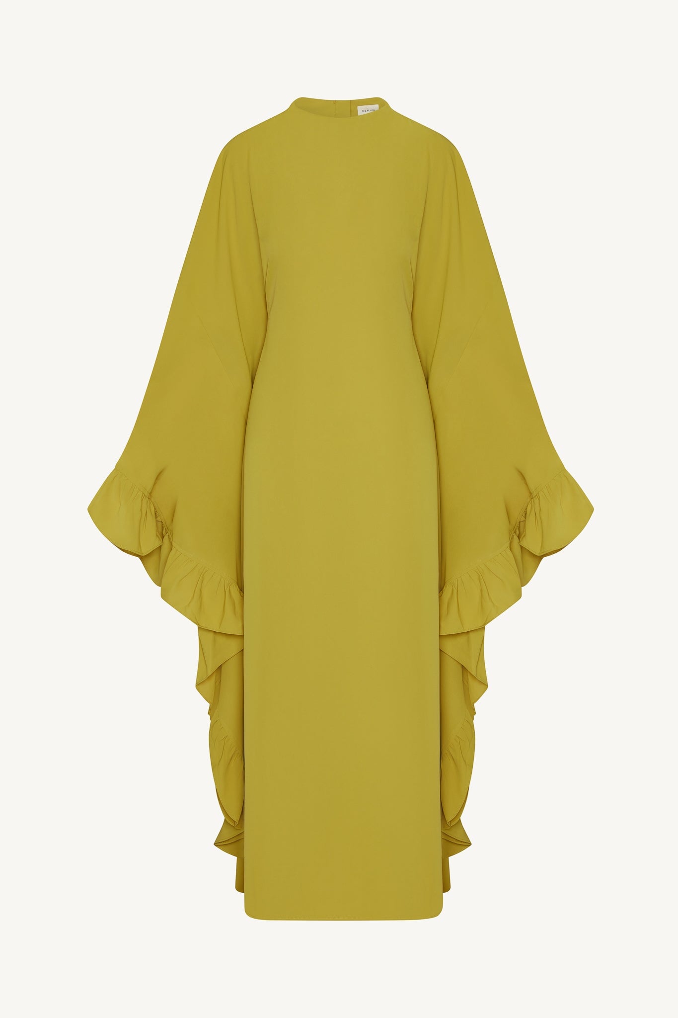 Ruffle Butterfly Abaya Dress - Mango Mint Abayas Veiled 