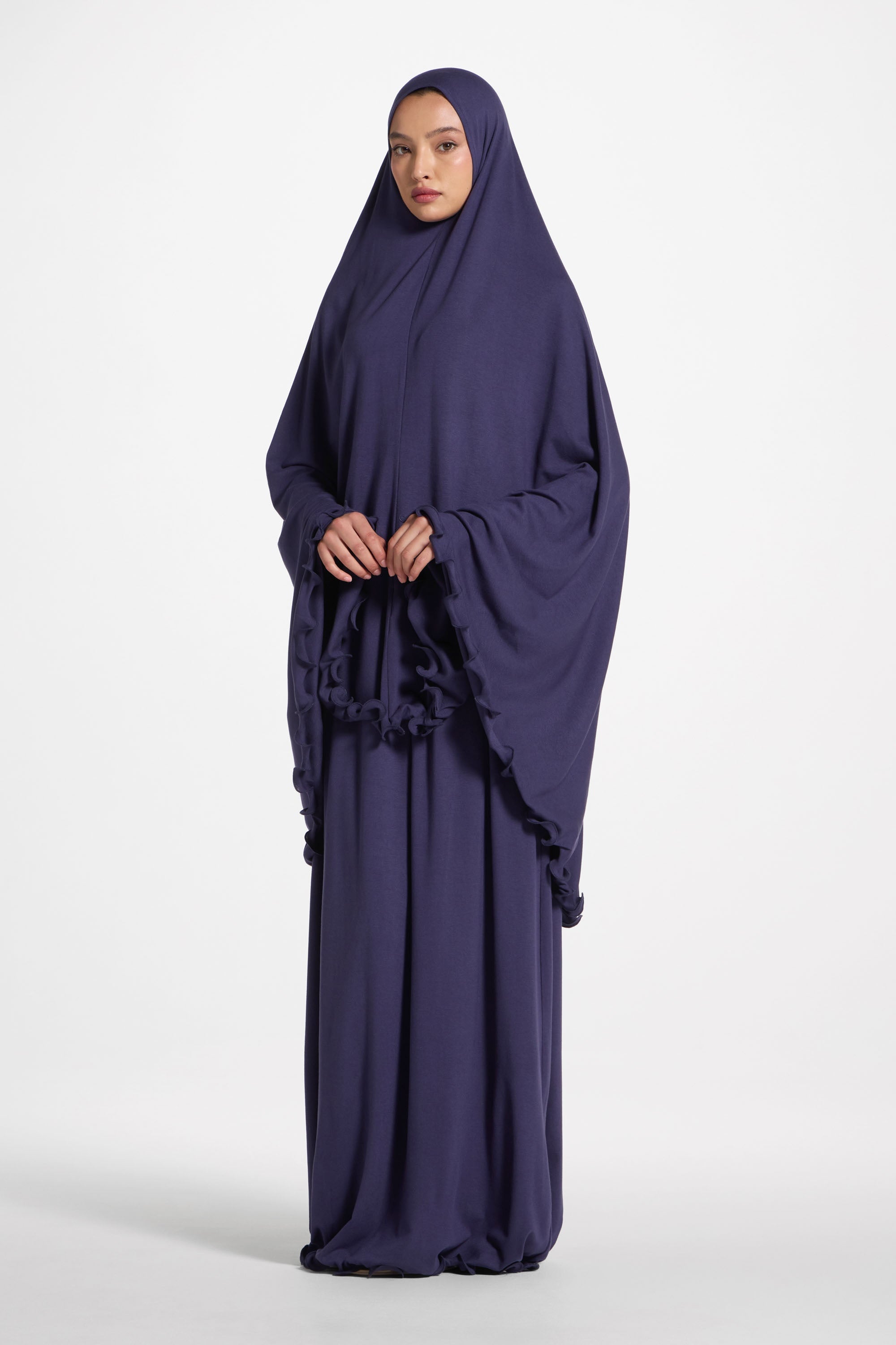 Ruffle Jersey Prayer Set - Future Dusk Sets Veiled 