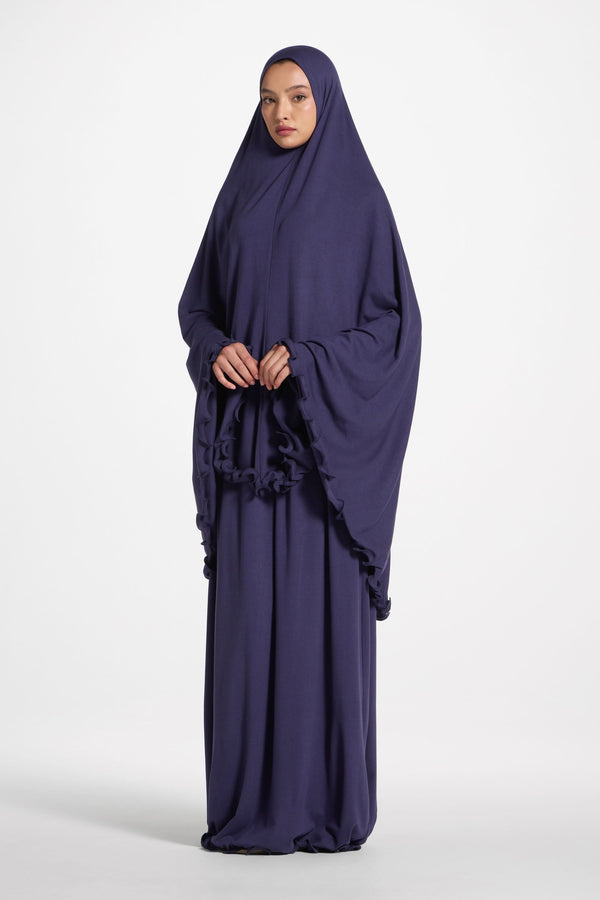 Ruffle Jersey Prayer Set - Future Dusk Sets Veiled 