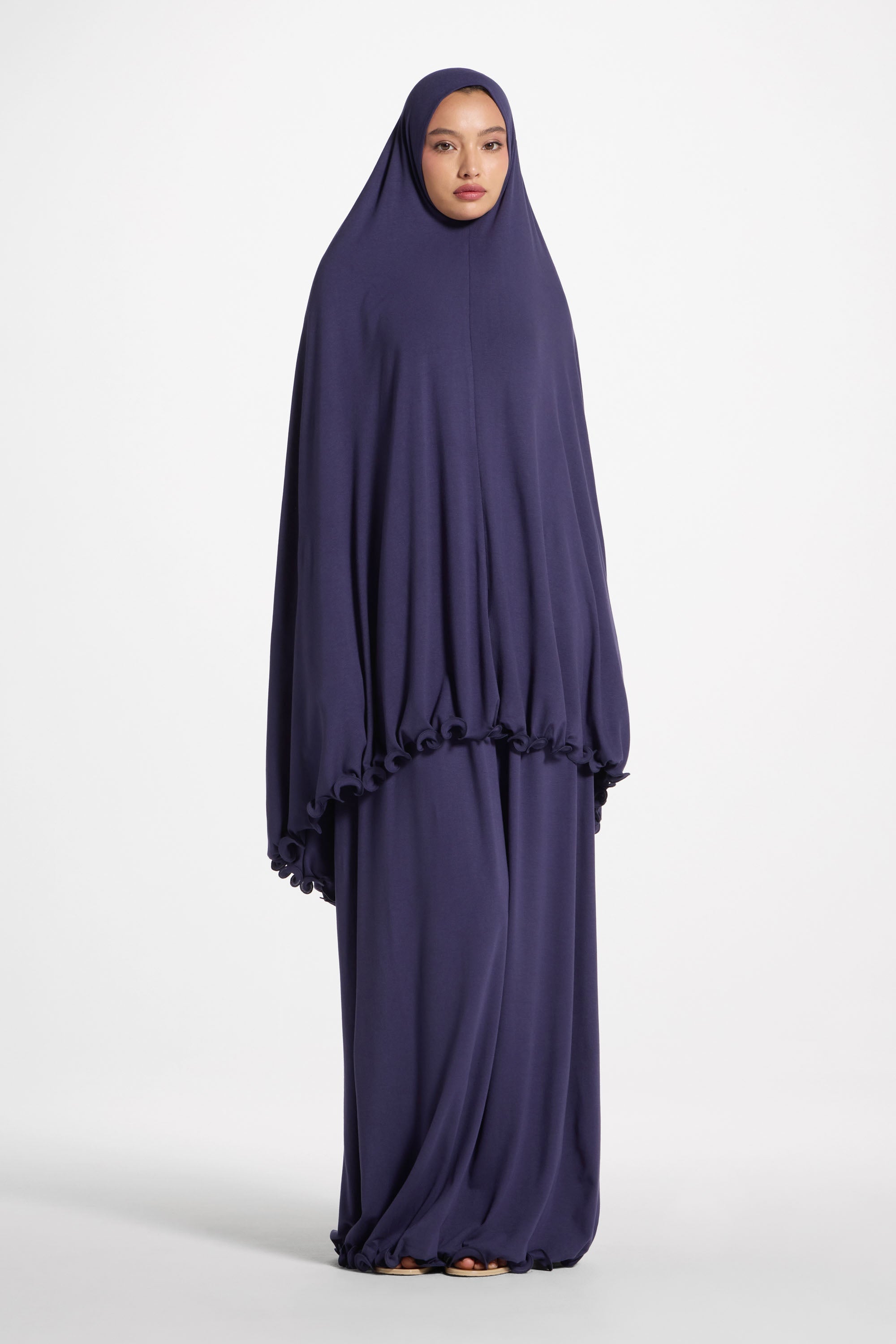 Ruffle Jersey Prayer Set - Future Dusk Sets Veiled 