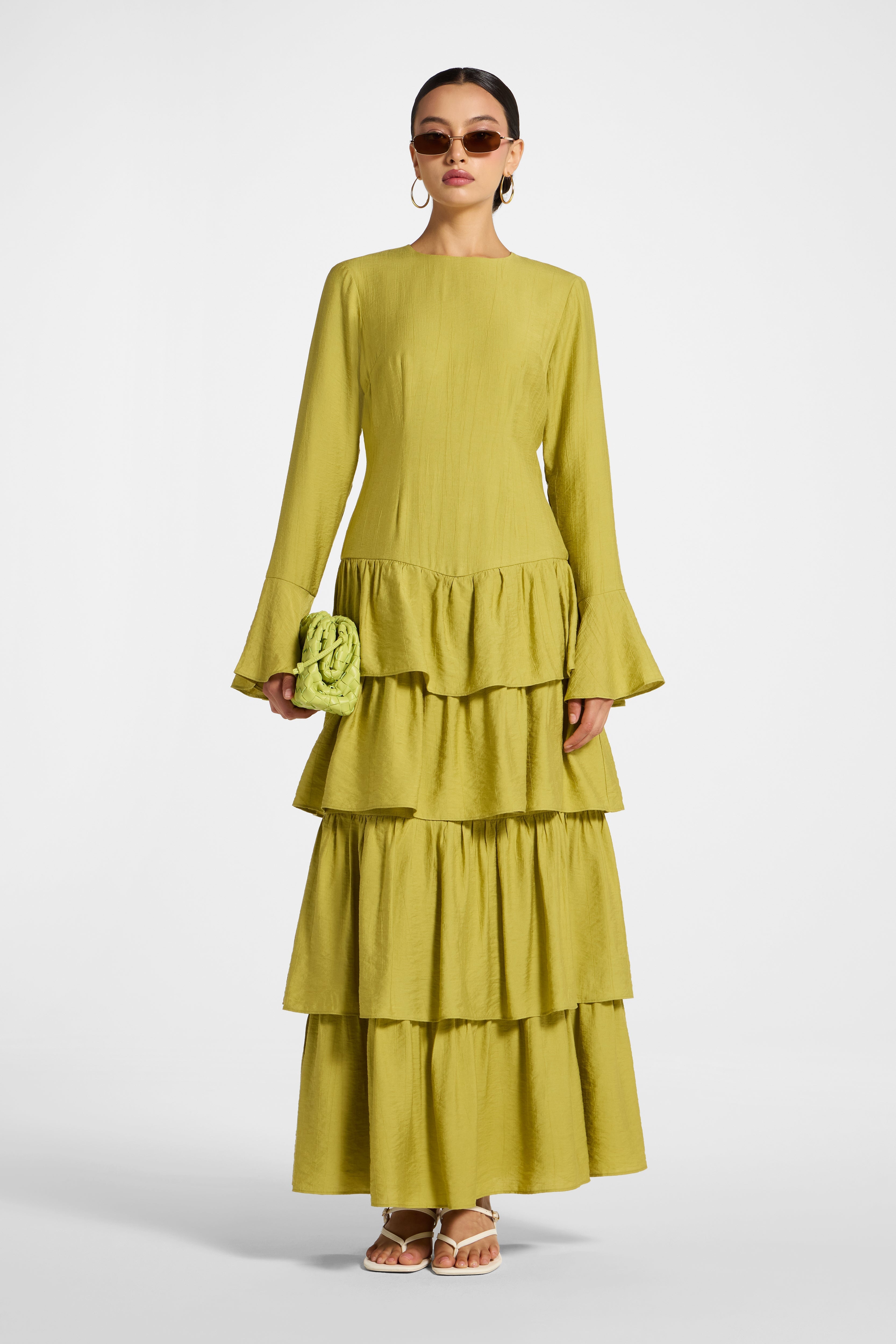 Ruffle Top Abayas Veiled 