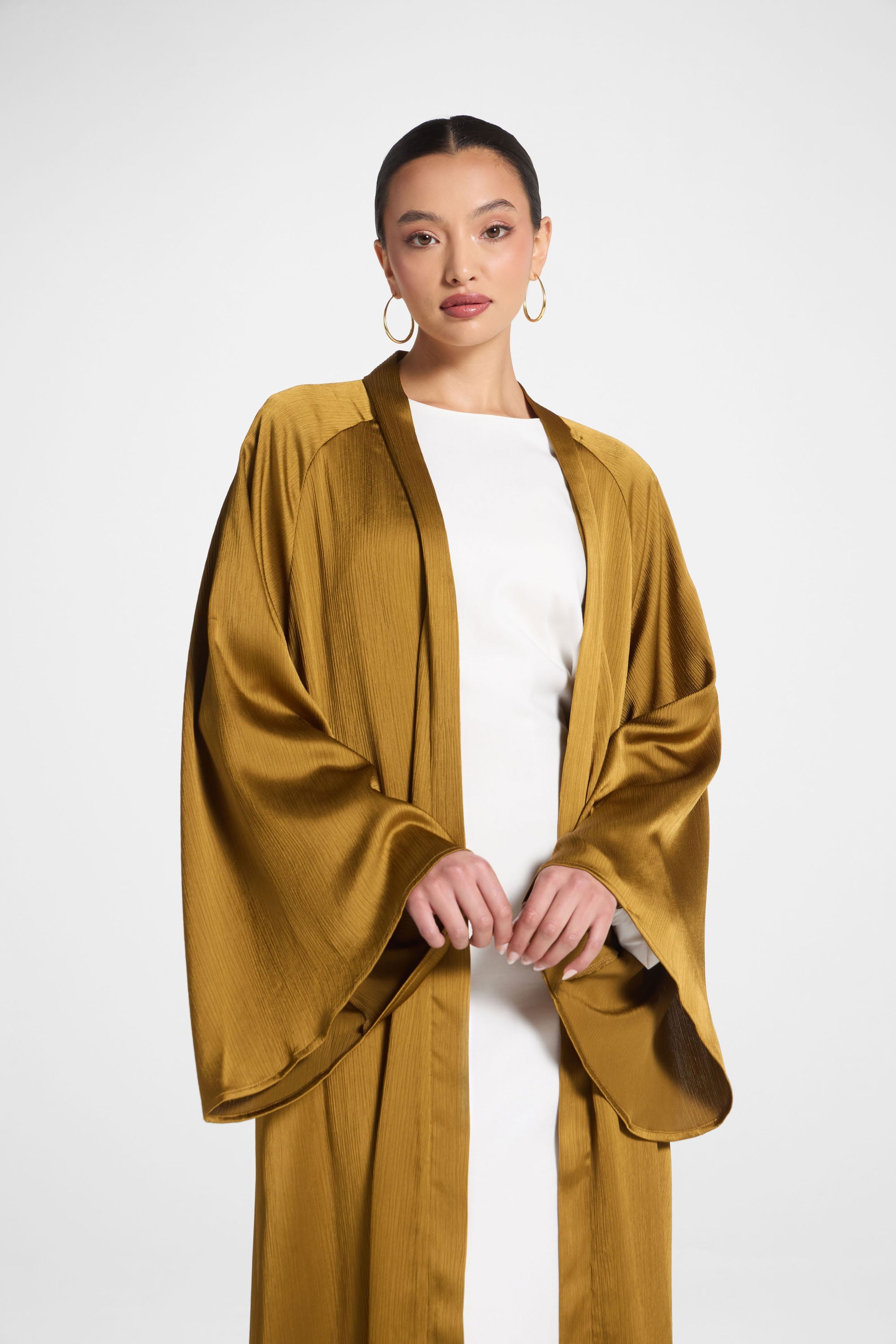 Sabeen Open Abaya - Zeit Abayas Veiled 
