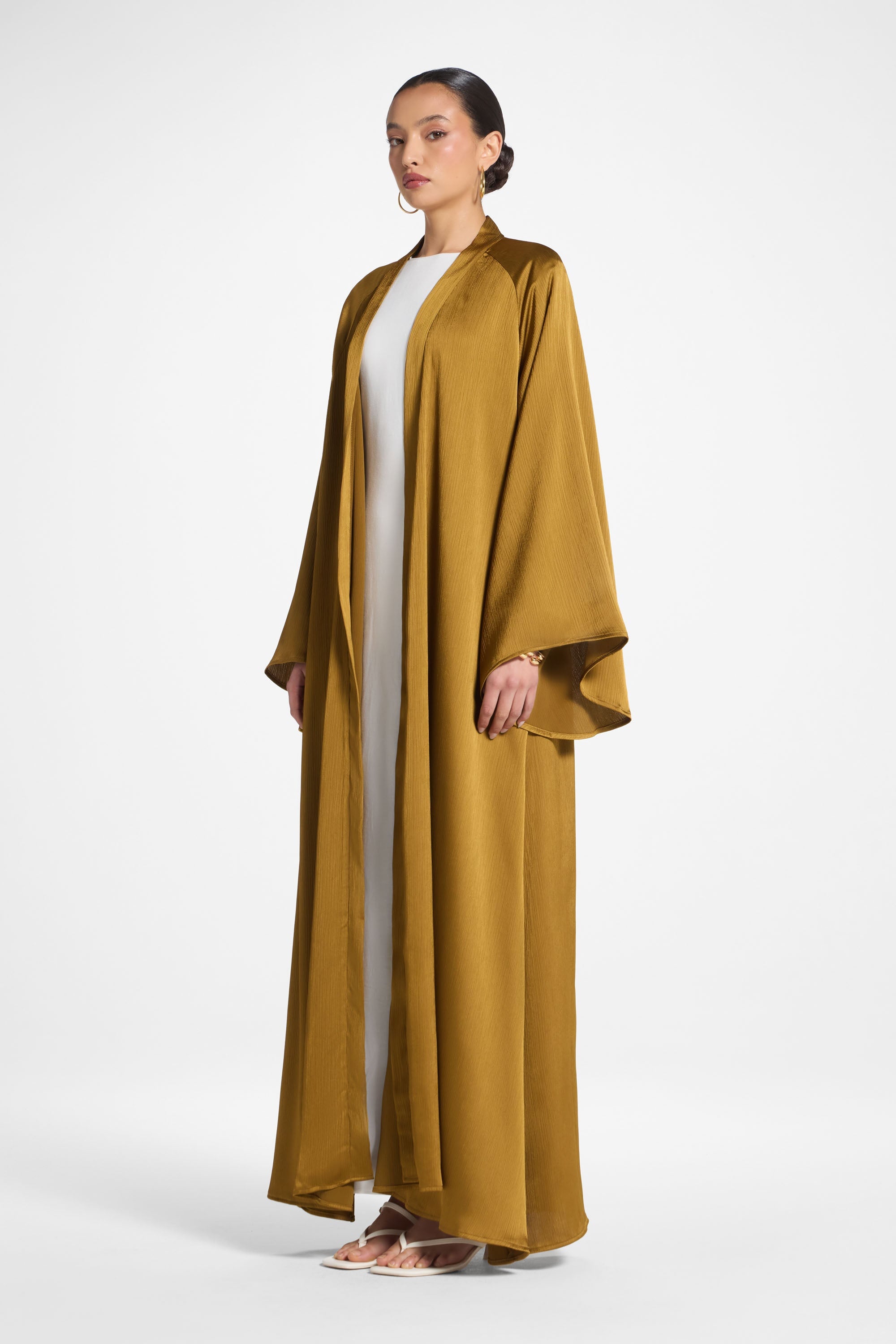 Sabeen Open Abaya - Zeit Abayas Veiled 