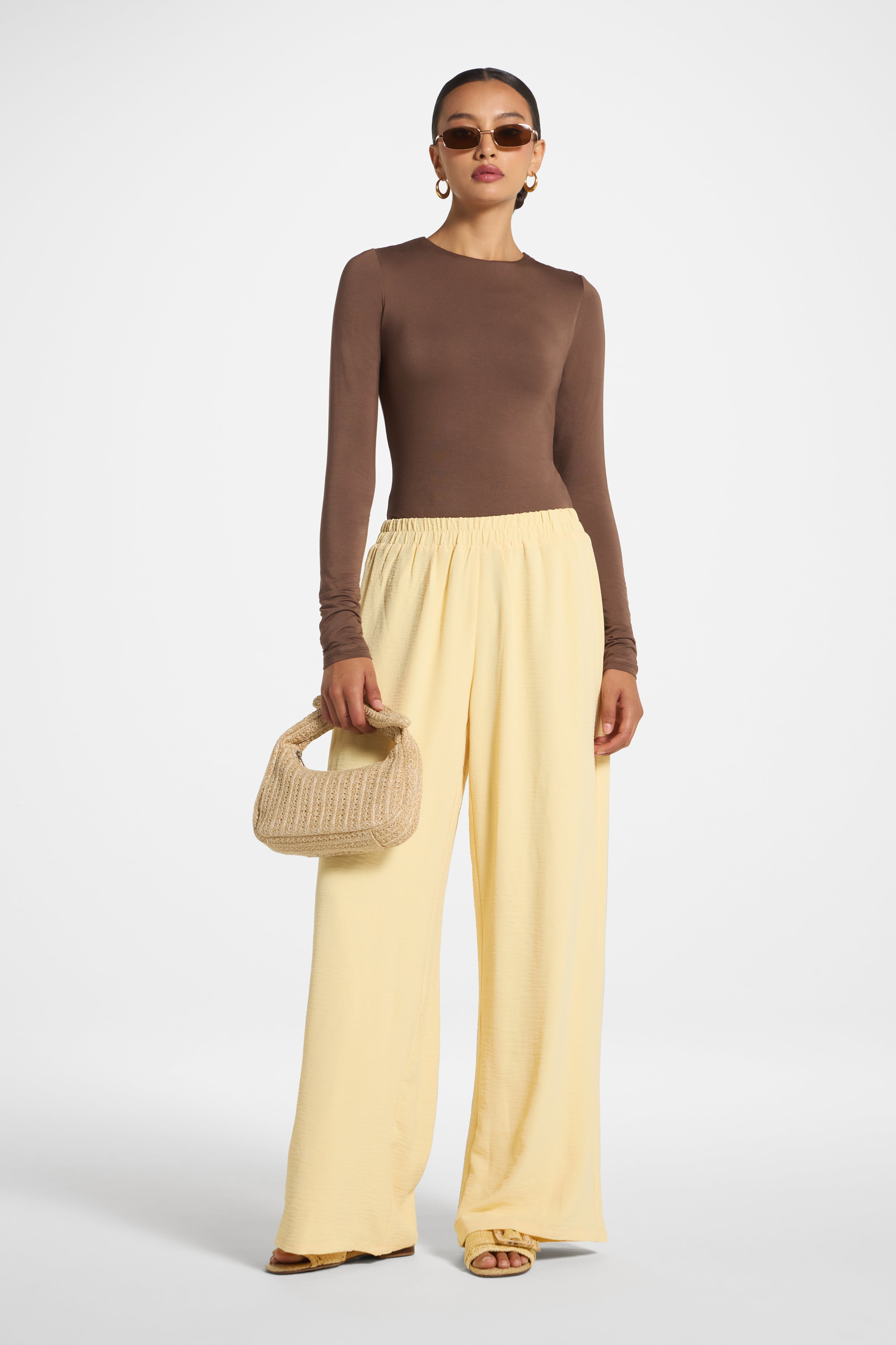 Safina Resort Pant - Butter Veiled 
