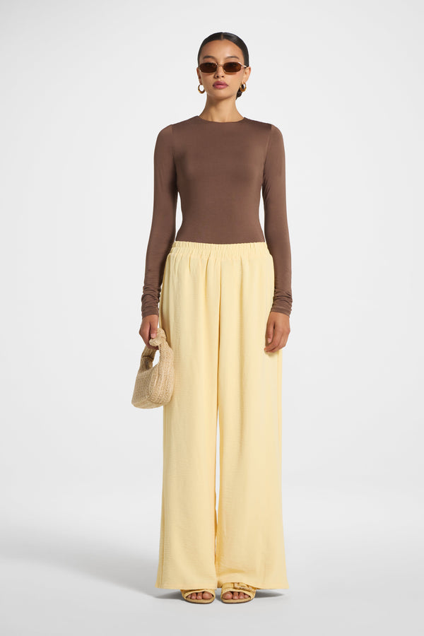 Safina Resort Pant - Butter Veiled 