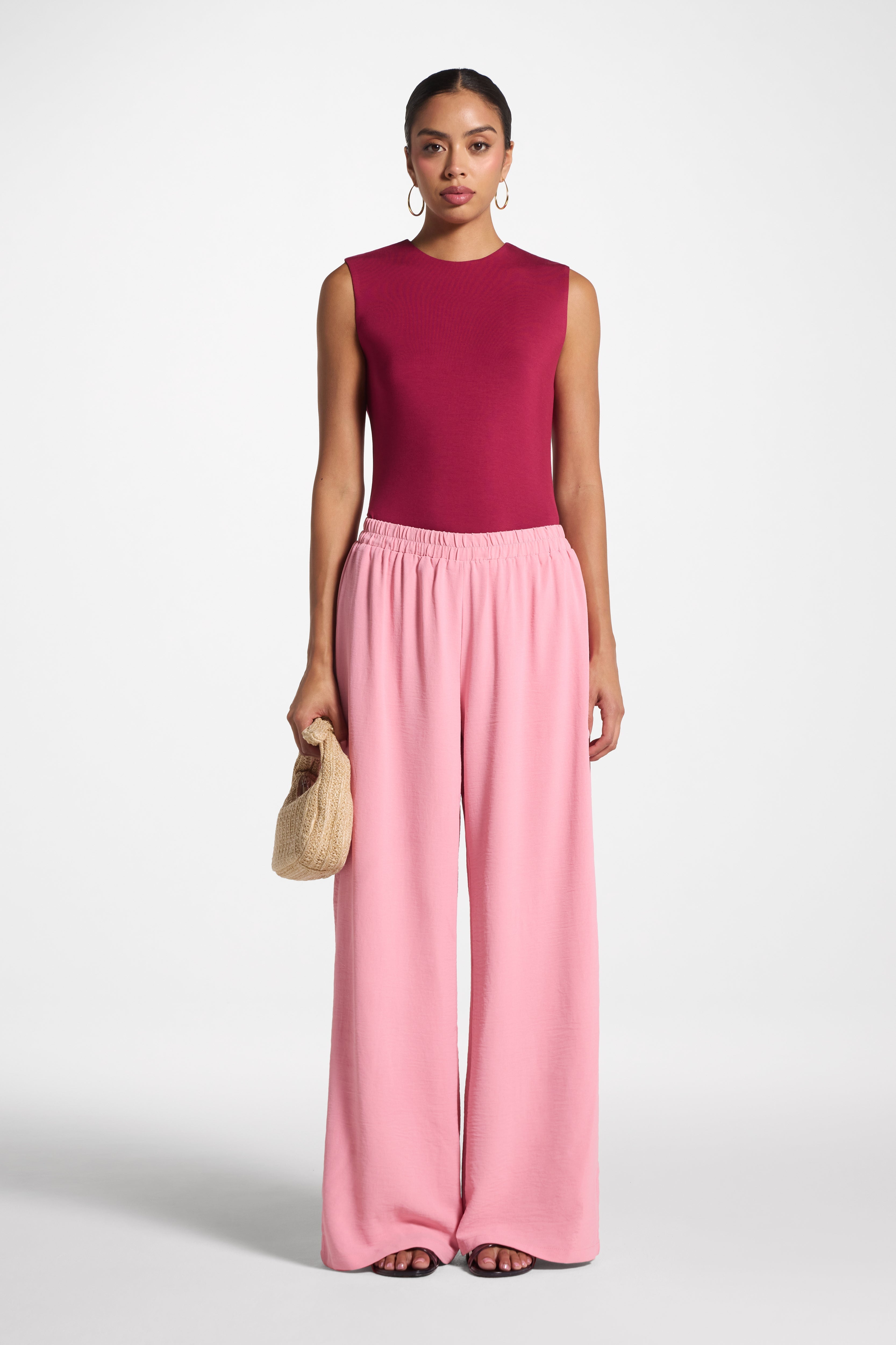 Safina Resort Pant - Just Pink Veiled 
