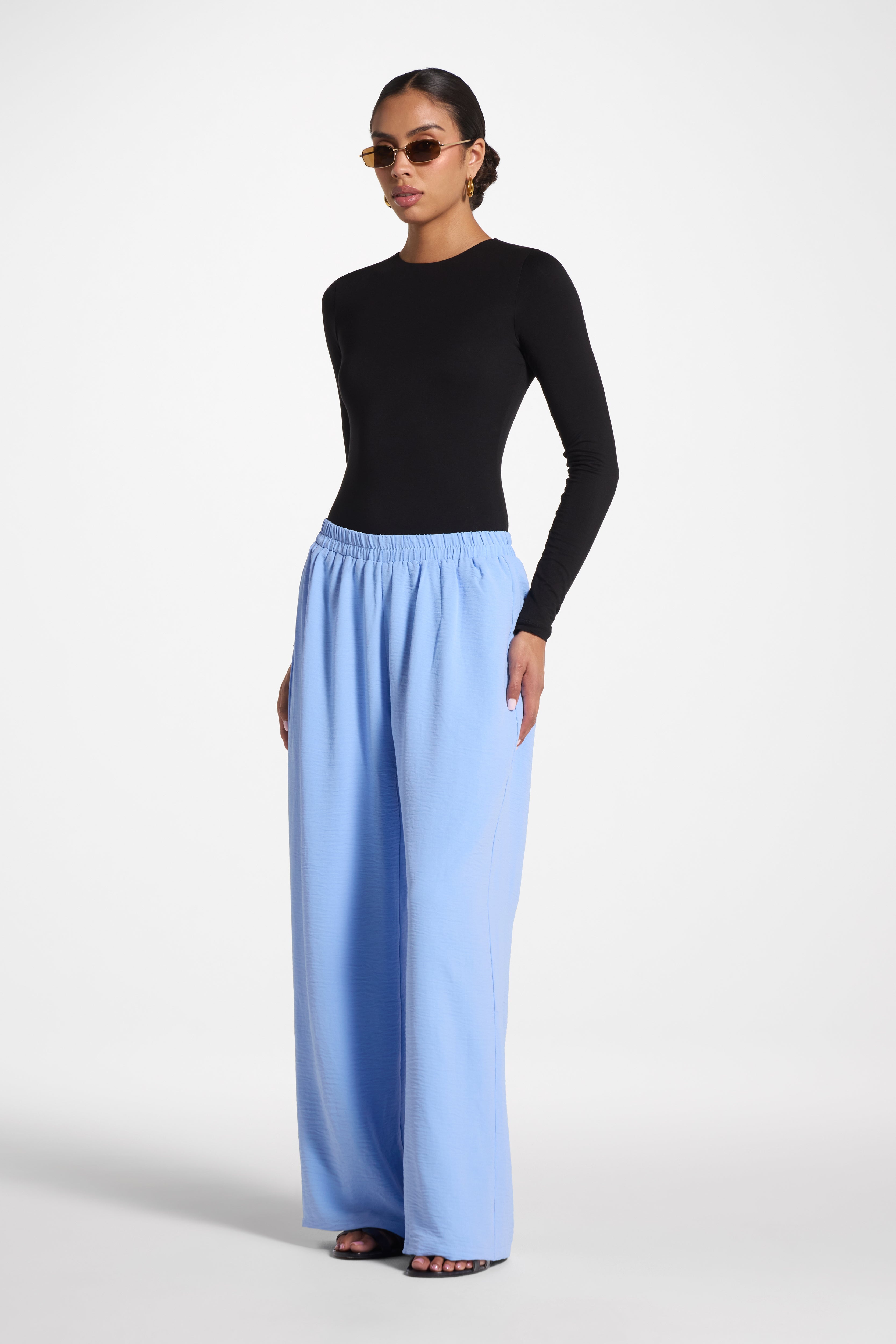 Safina Resort Pant - Riviera Blue Veiled 
