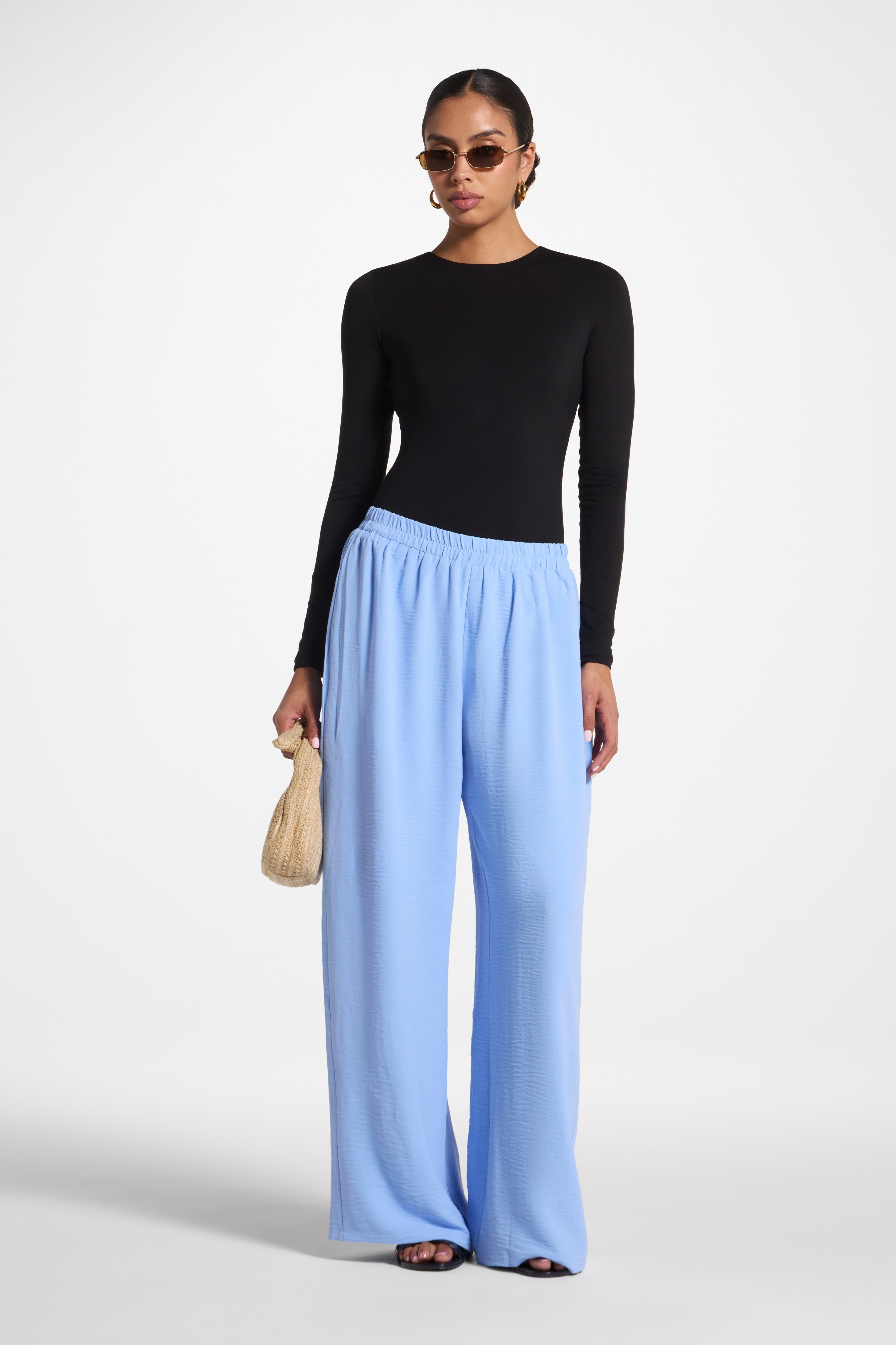 Safina Resort Pant - Riviera Blue Veiled 