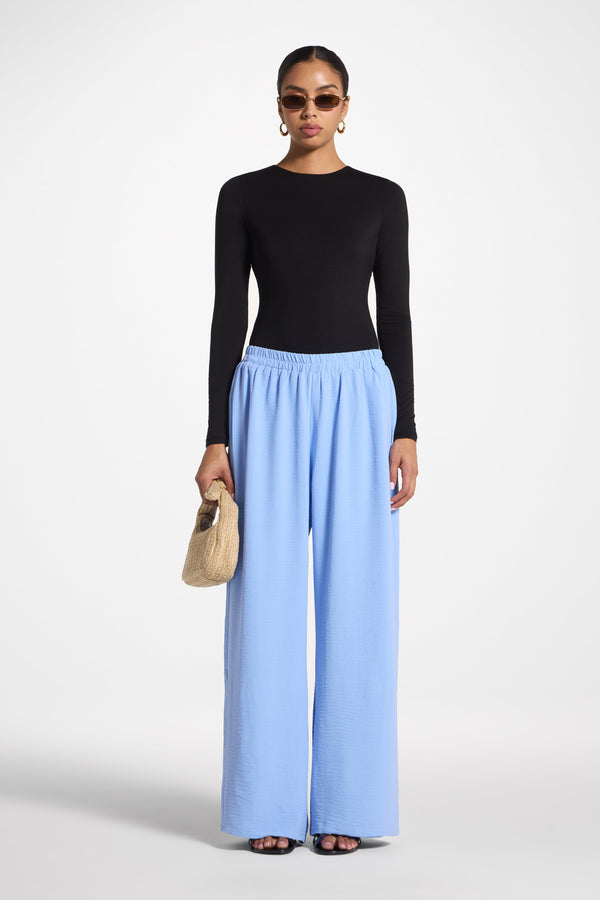 Safina Resort Pant - Riviera Blue Veiled 