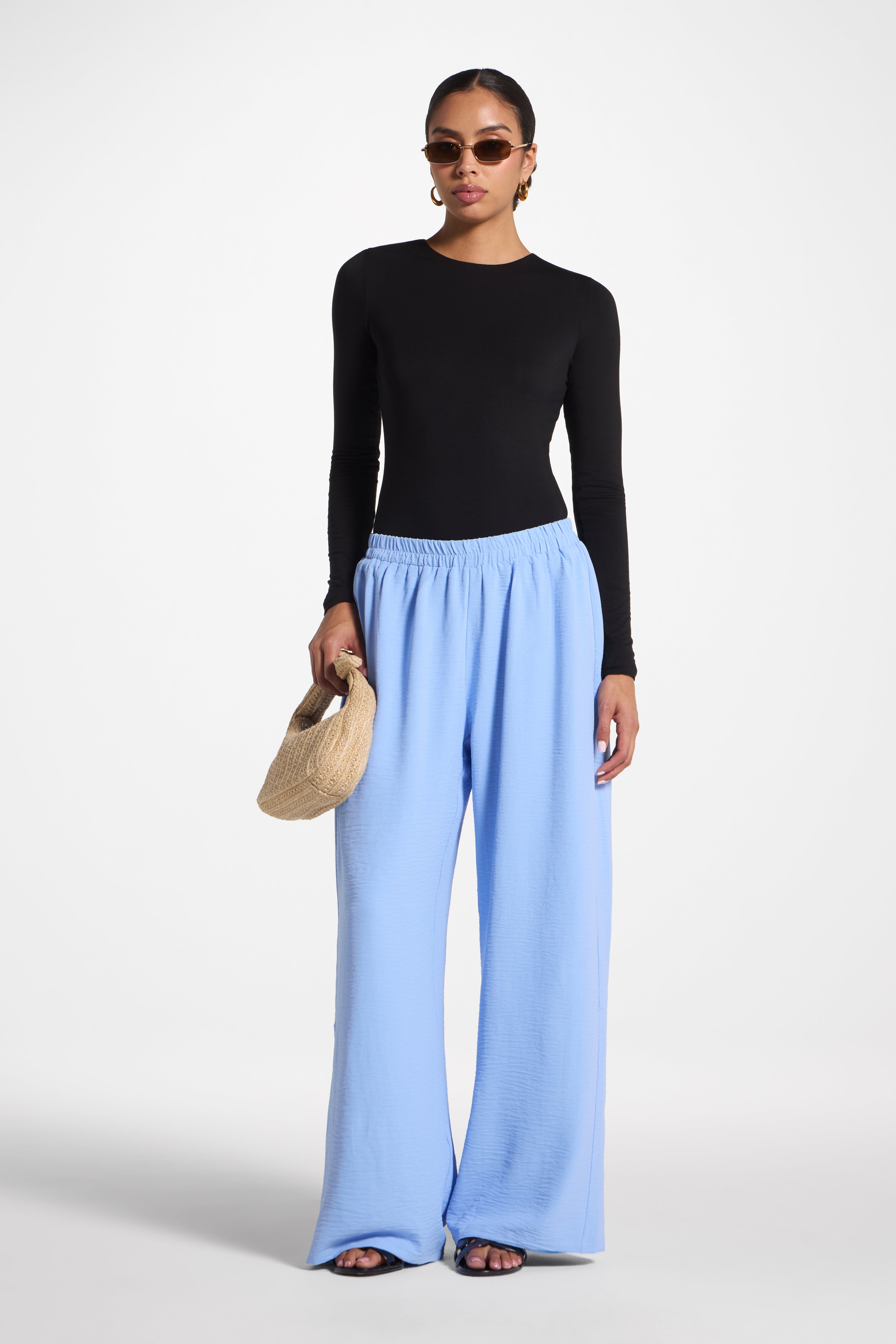 Safina Resort Pant - Riviera Blue Veiled 