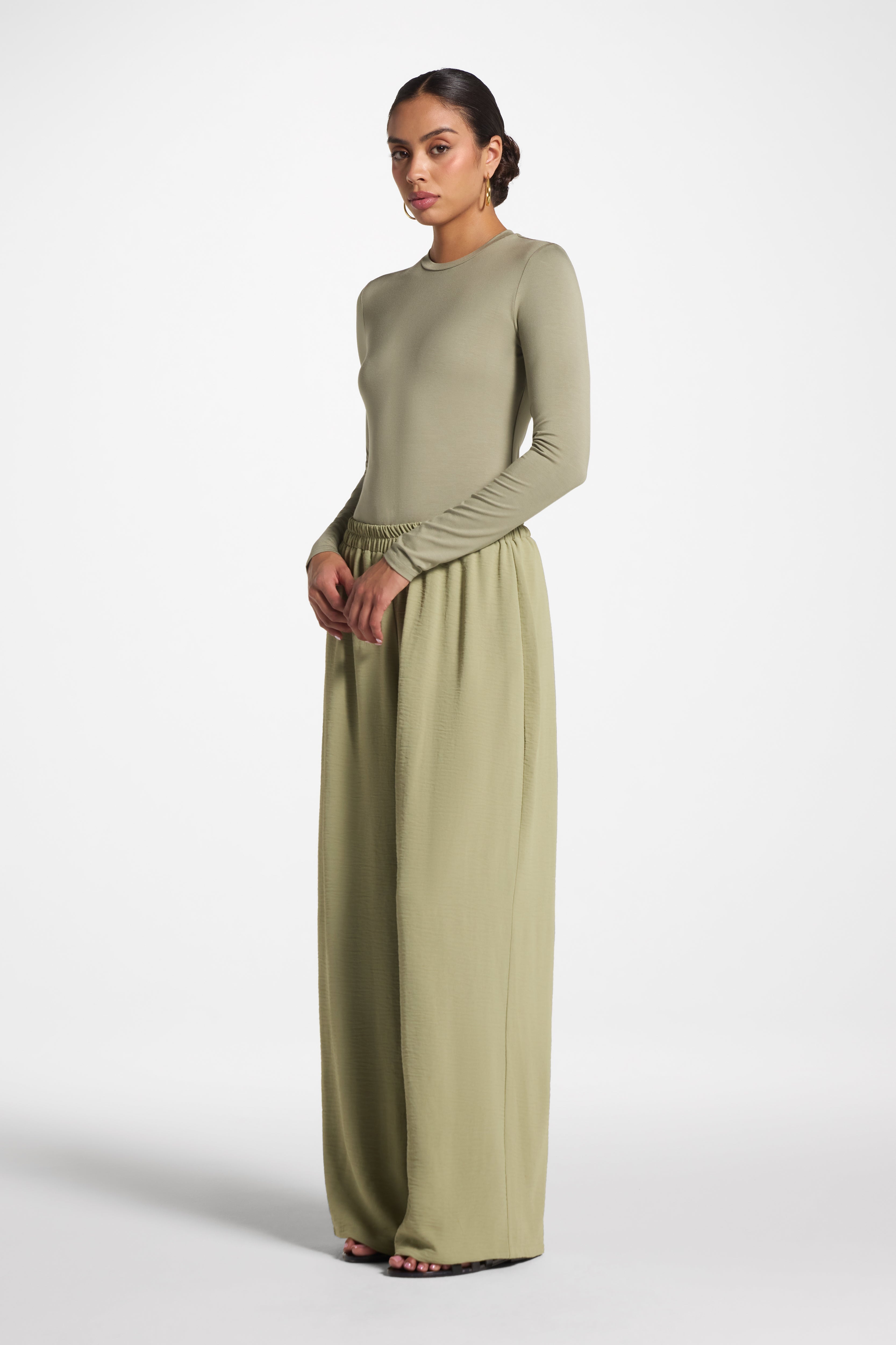 Safina Resort Pant - Sage Veiled 
