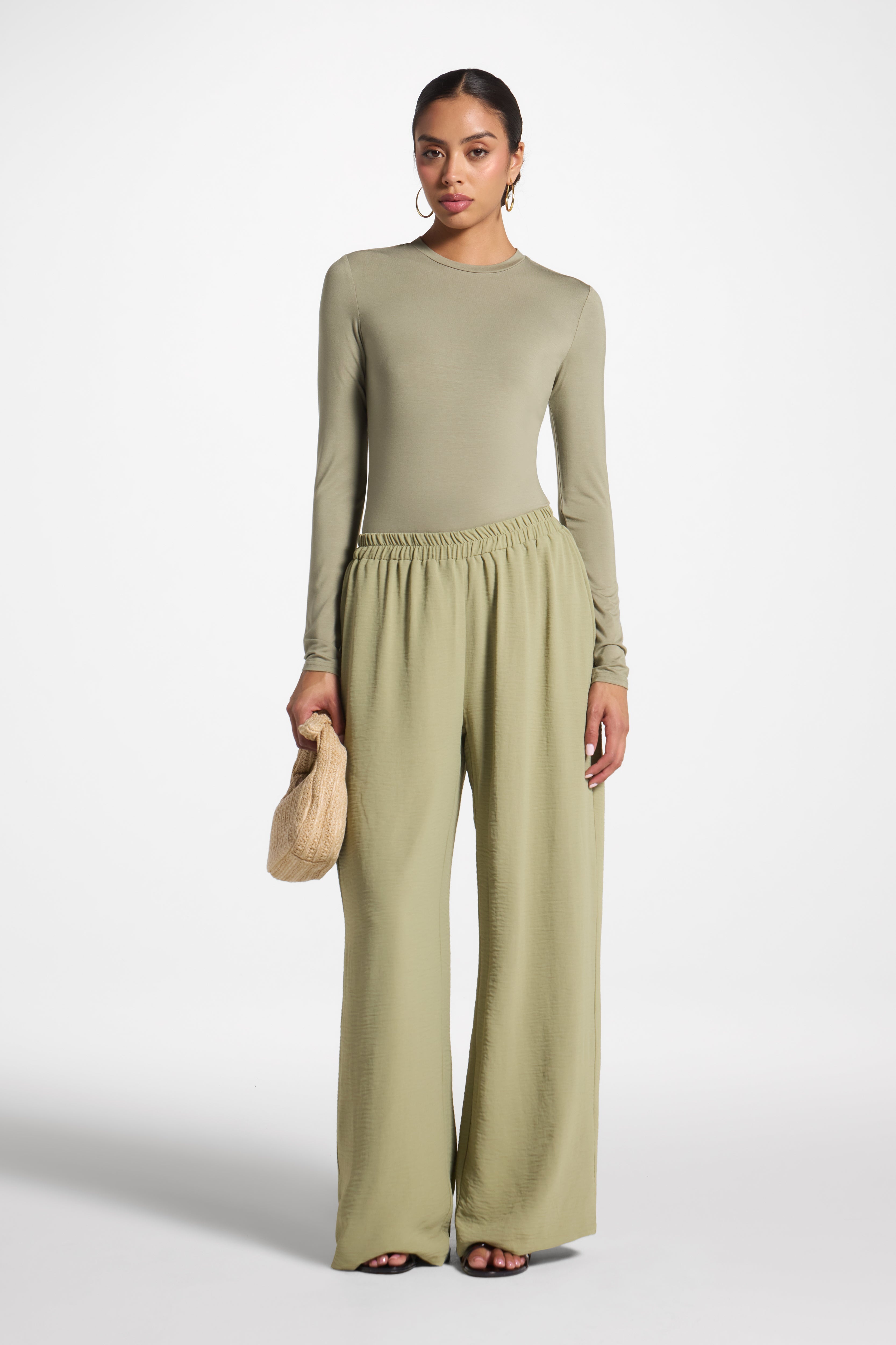 Safina Resort Pant - Sage Veiled 