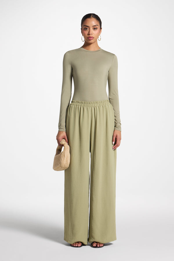 Safina Resort Pant - Sage Veiled 