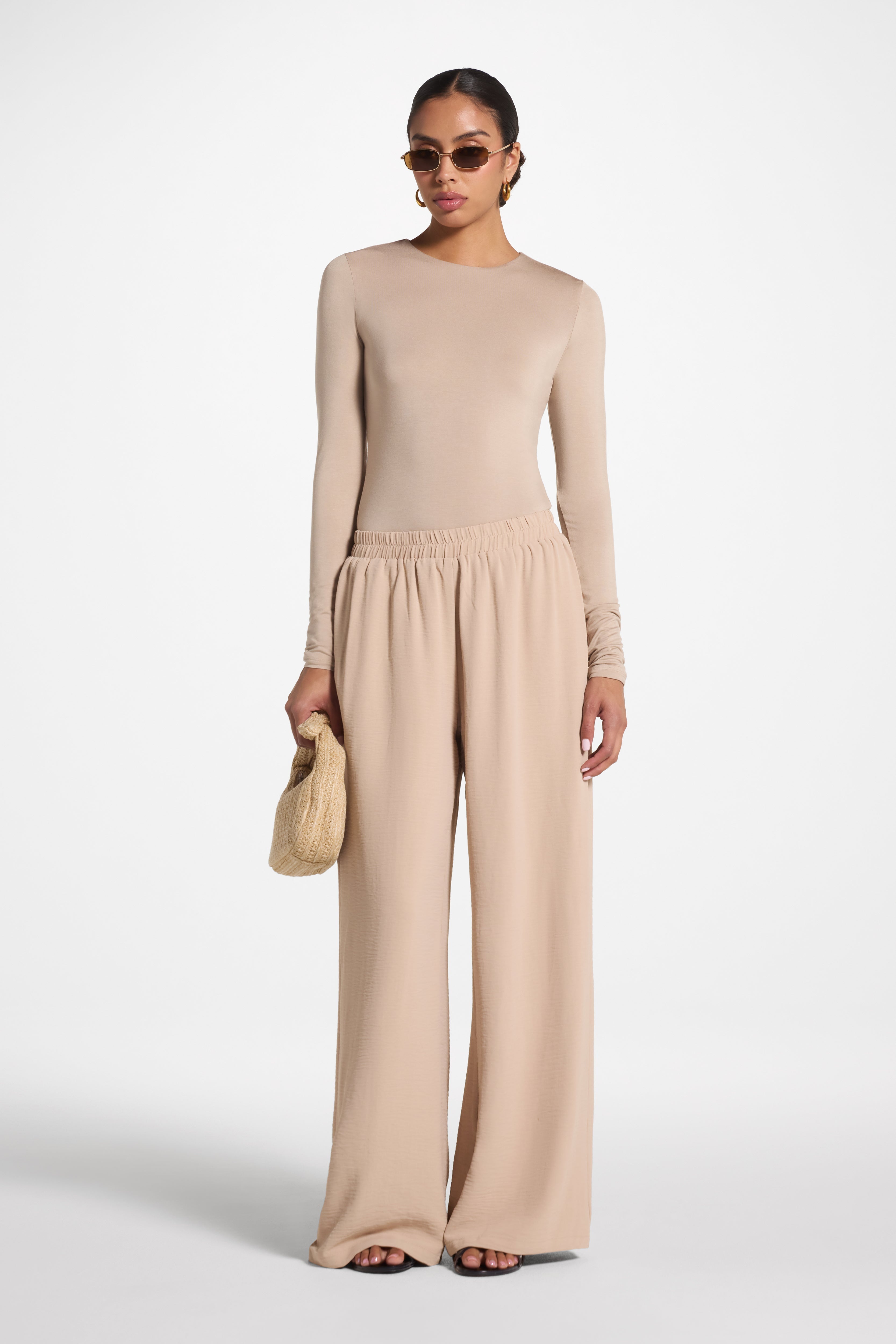 Safina Resort Pant - Sand Veiled 