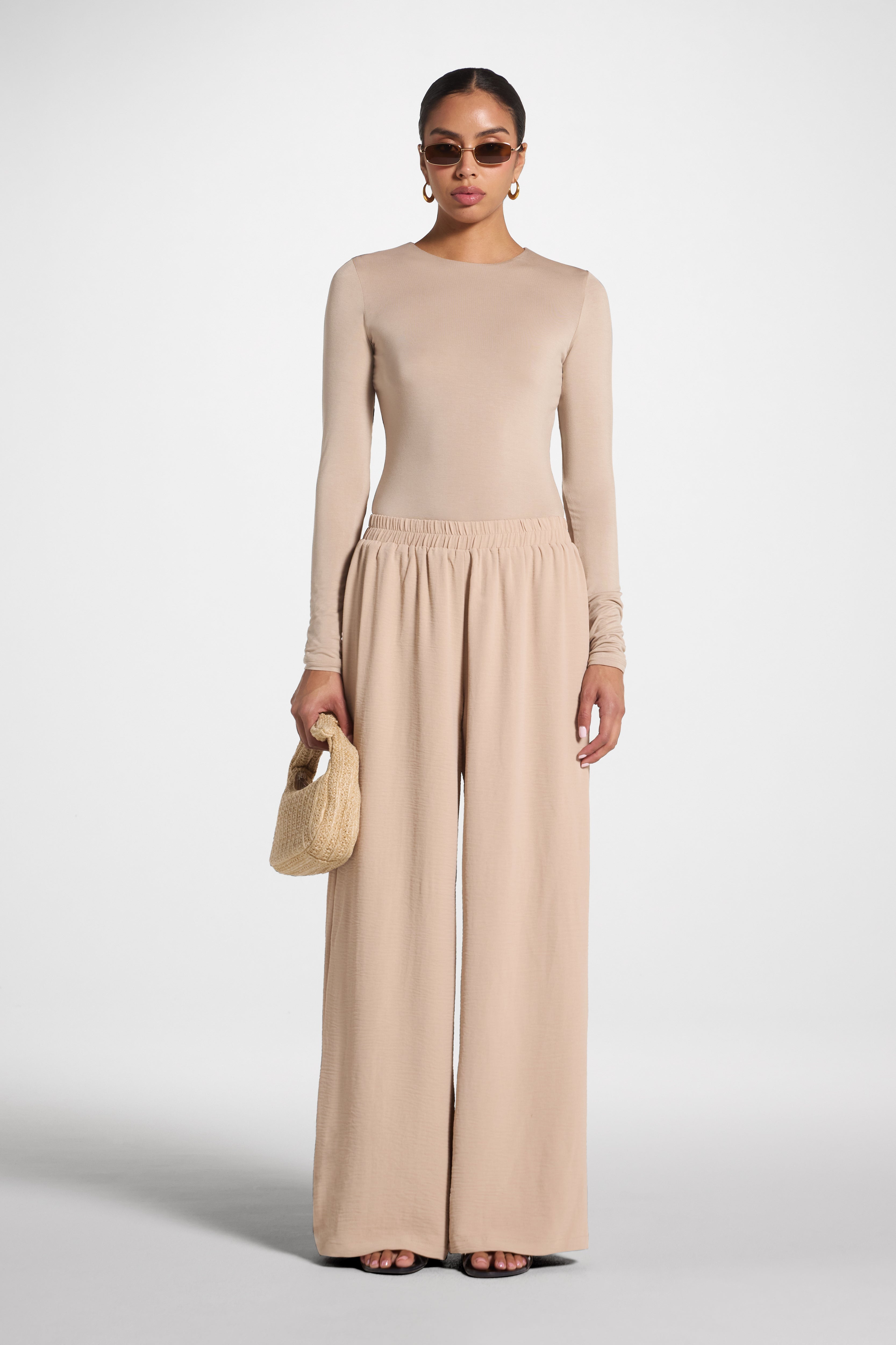 Safina Resort Pant - Sand Veiled 