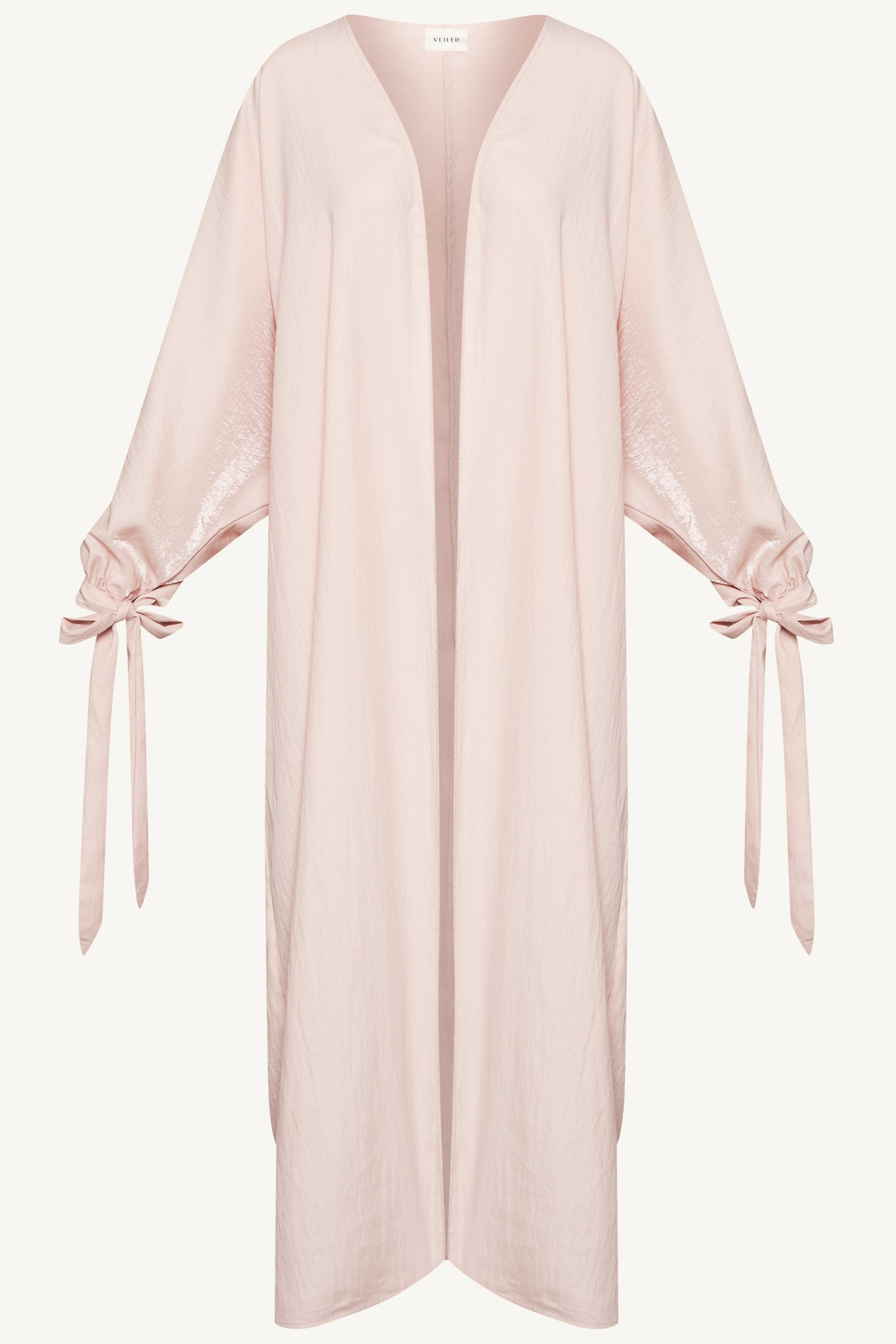 Safiyah Open Abaya - Pastel Pink Abayas Veiled 