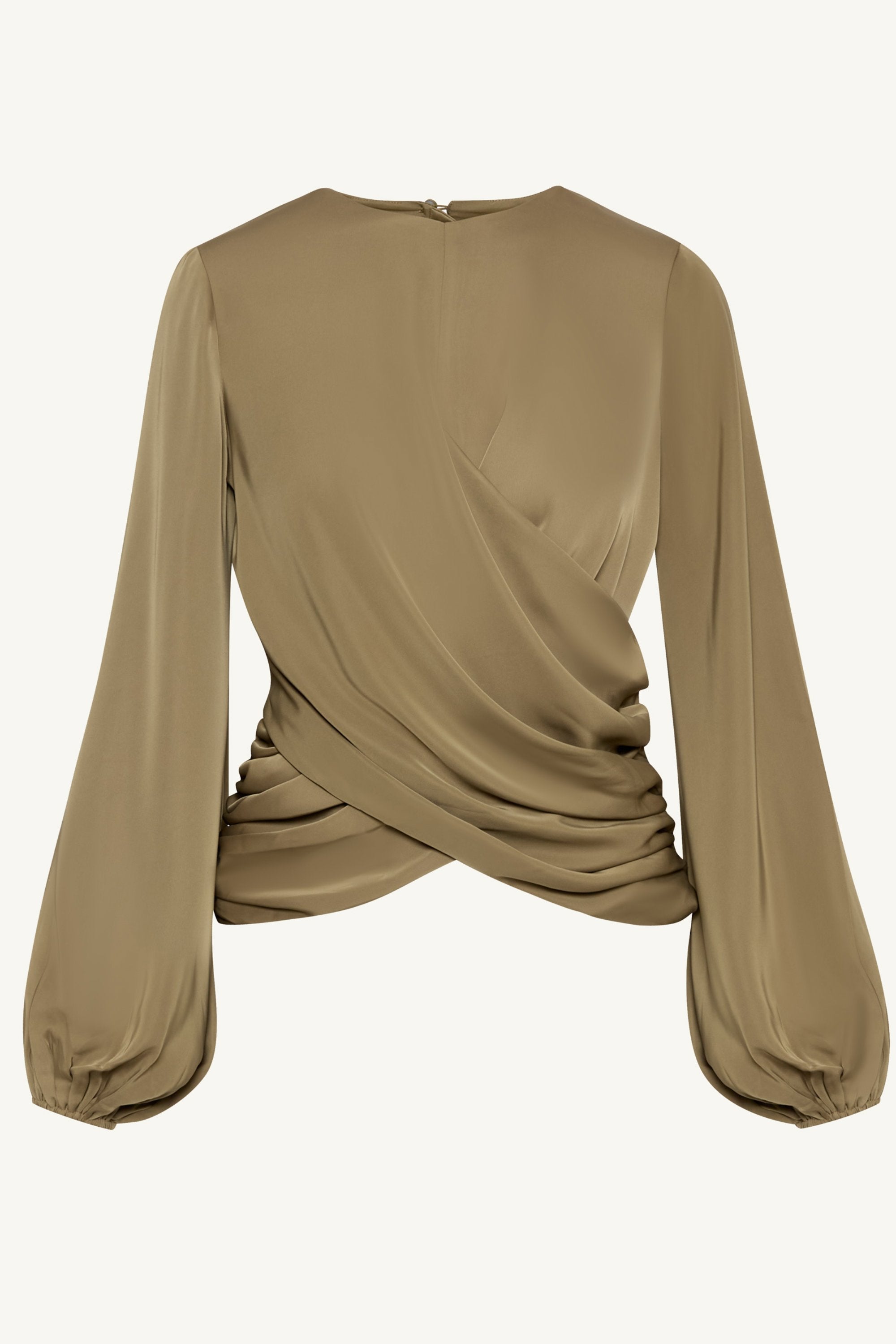 Sakinah Satin Drape Top - Desert Palm Tops Veiled Collection 