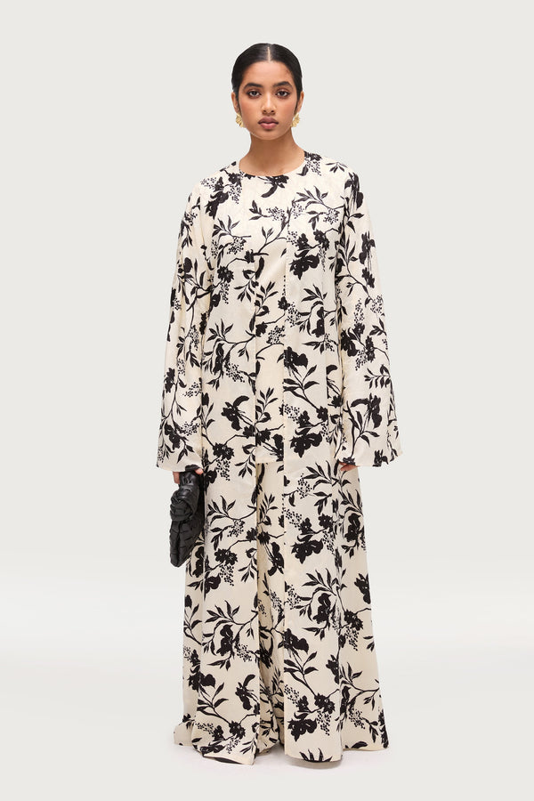 Sana Maxi Cardigan - Floral Print Dresses Veiled 