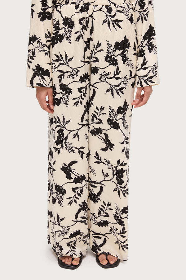 Sana Wide Leg Pants - Floral Print Dresses Veiled 