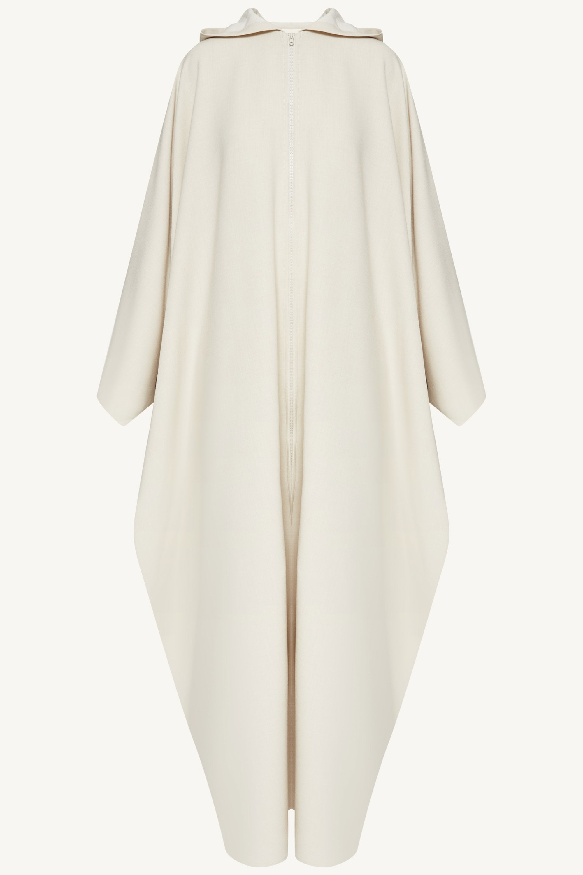 Saria Hooded Zip Front Kaftan Dress - Cloud Dresses Veiled 