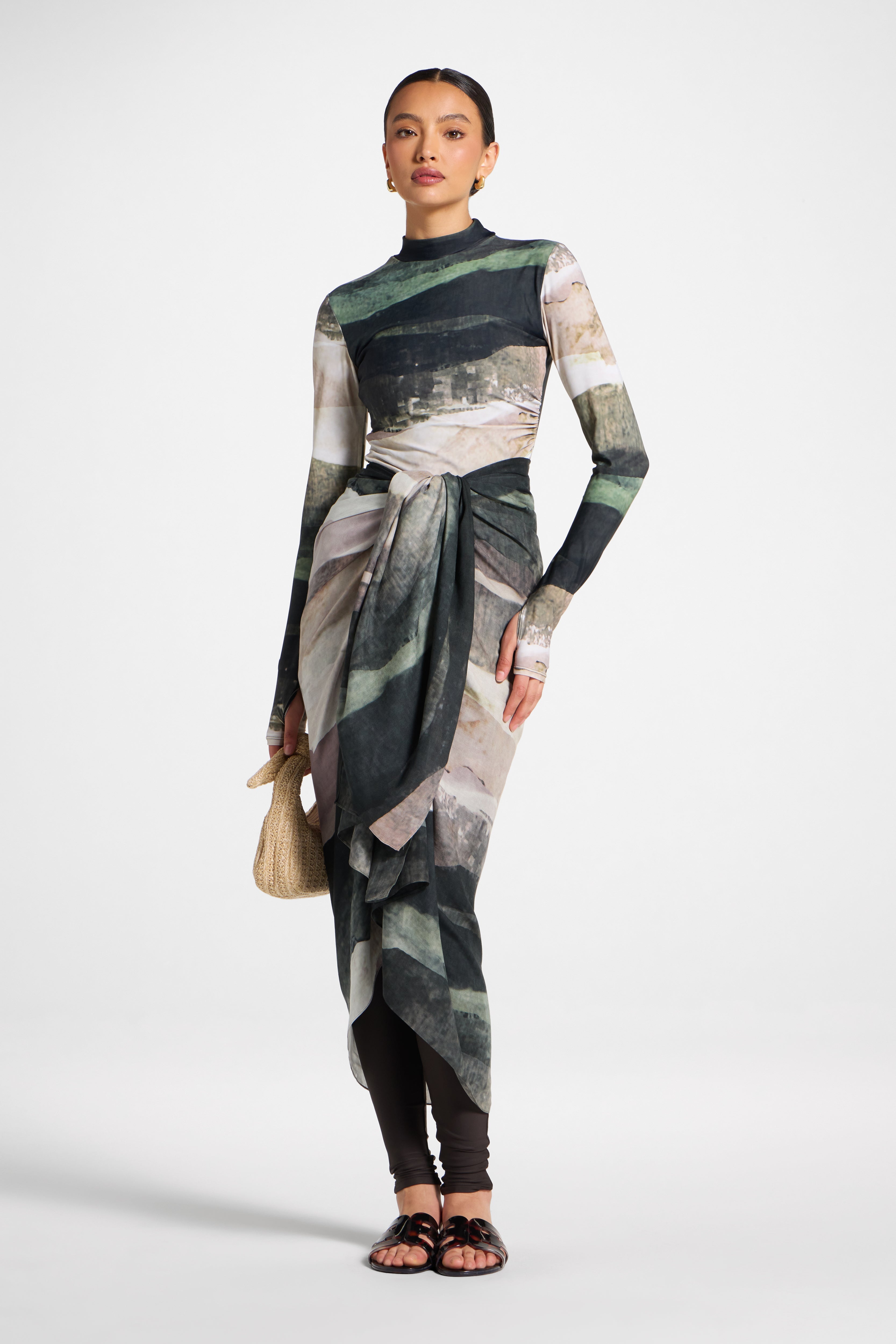Sarong Scarf Cover Up - Dune Sands Swim Veiled 