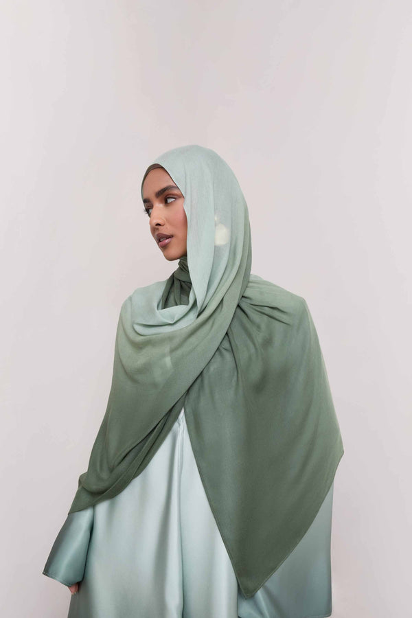 Printed Modal Hijab - Smoky Quartz
