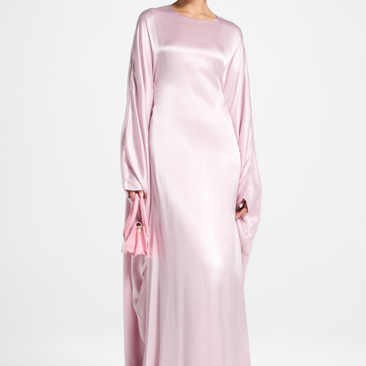pastel pink silk dress Light Pink Silk Slip Dress