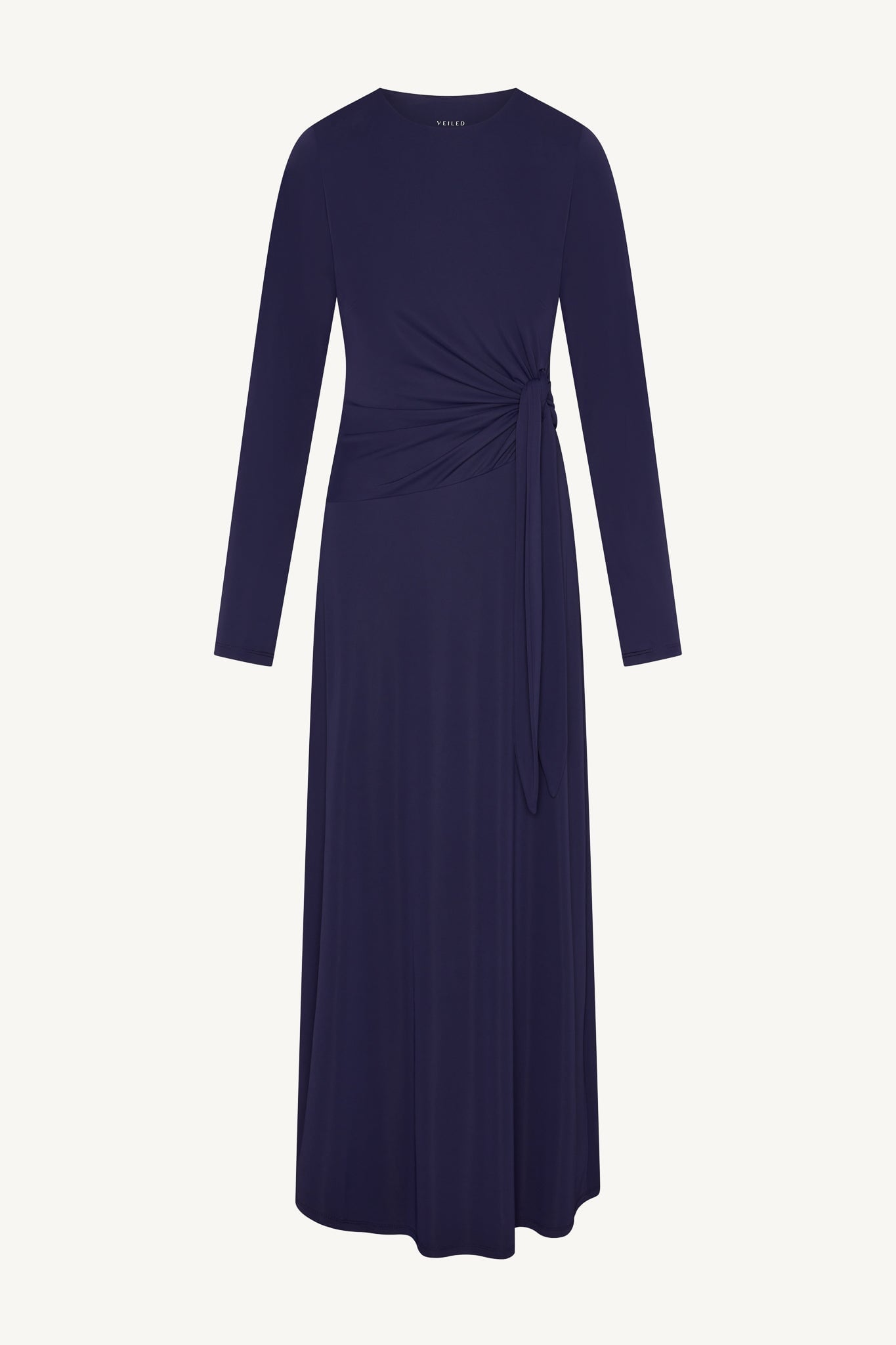 Side Tie Maxi Dress - Future Dusk Abayas Veiled 