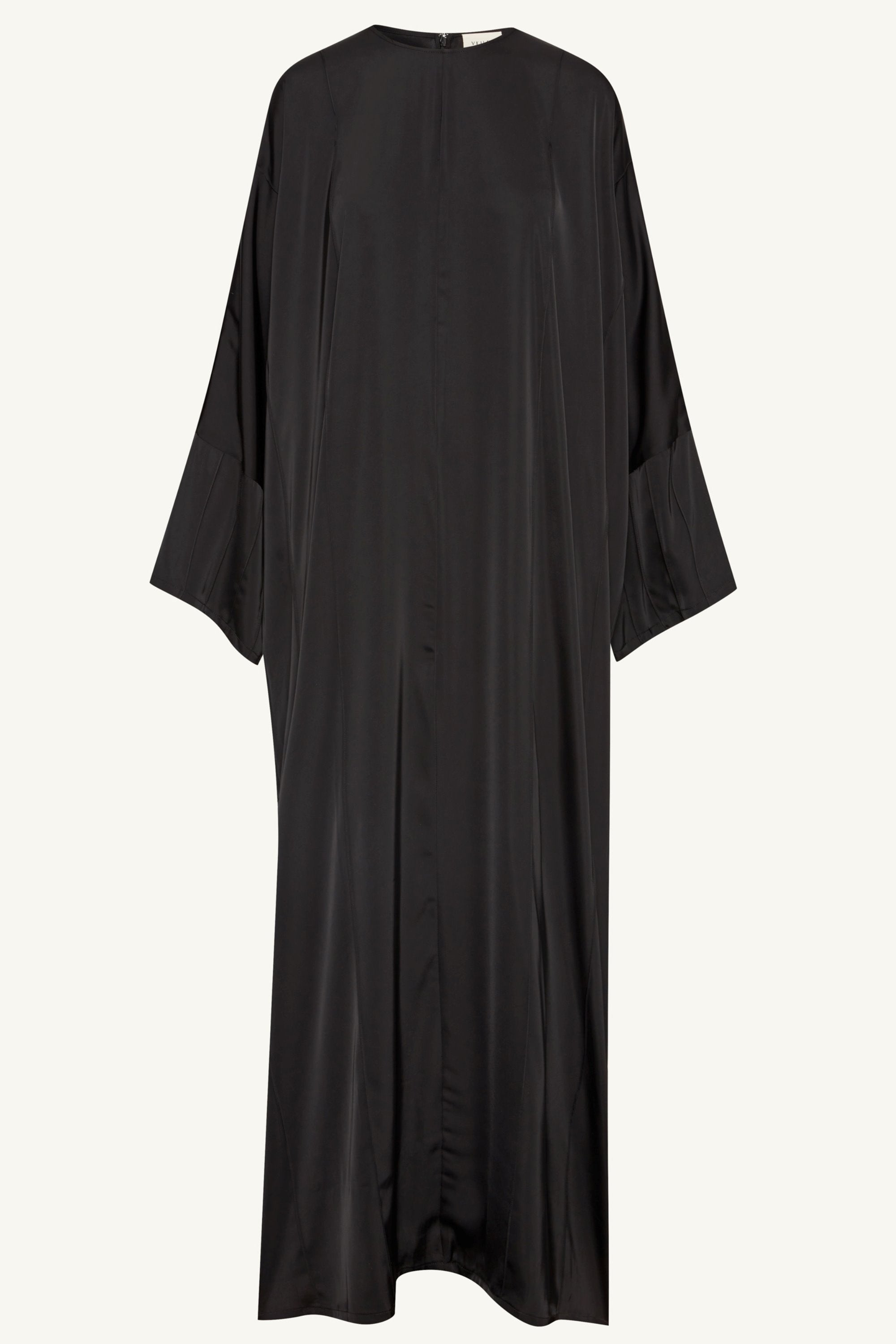 Sidrah Satin Kaftan - Black Clothing Veiled 