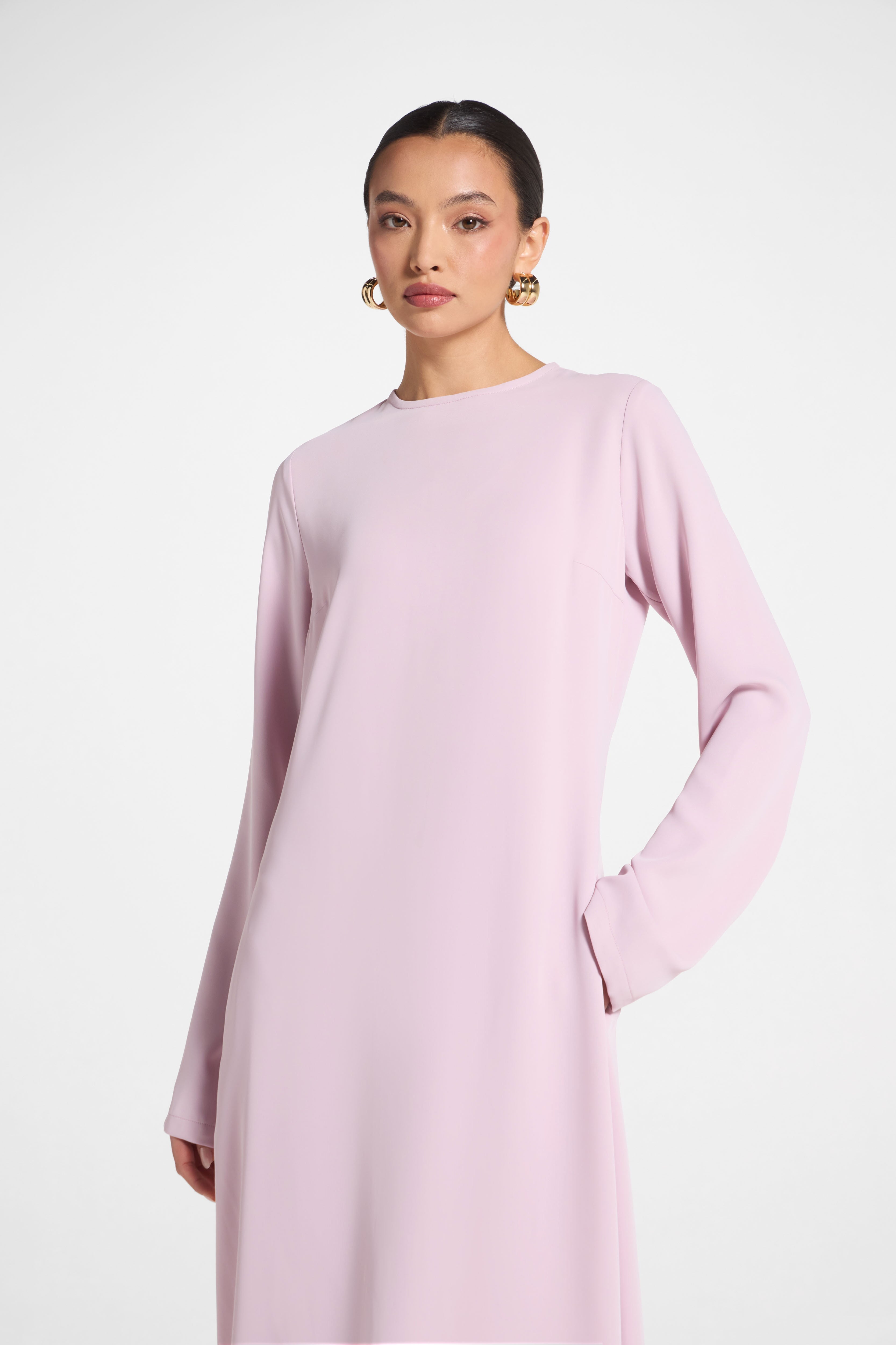 Signature Inner Maxi Dress - Dusty Mauve Abayas Veiled 