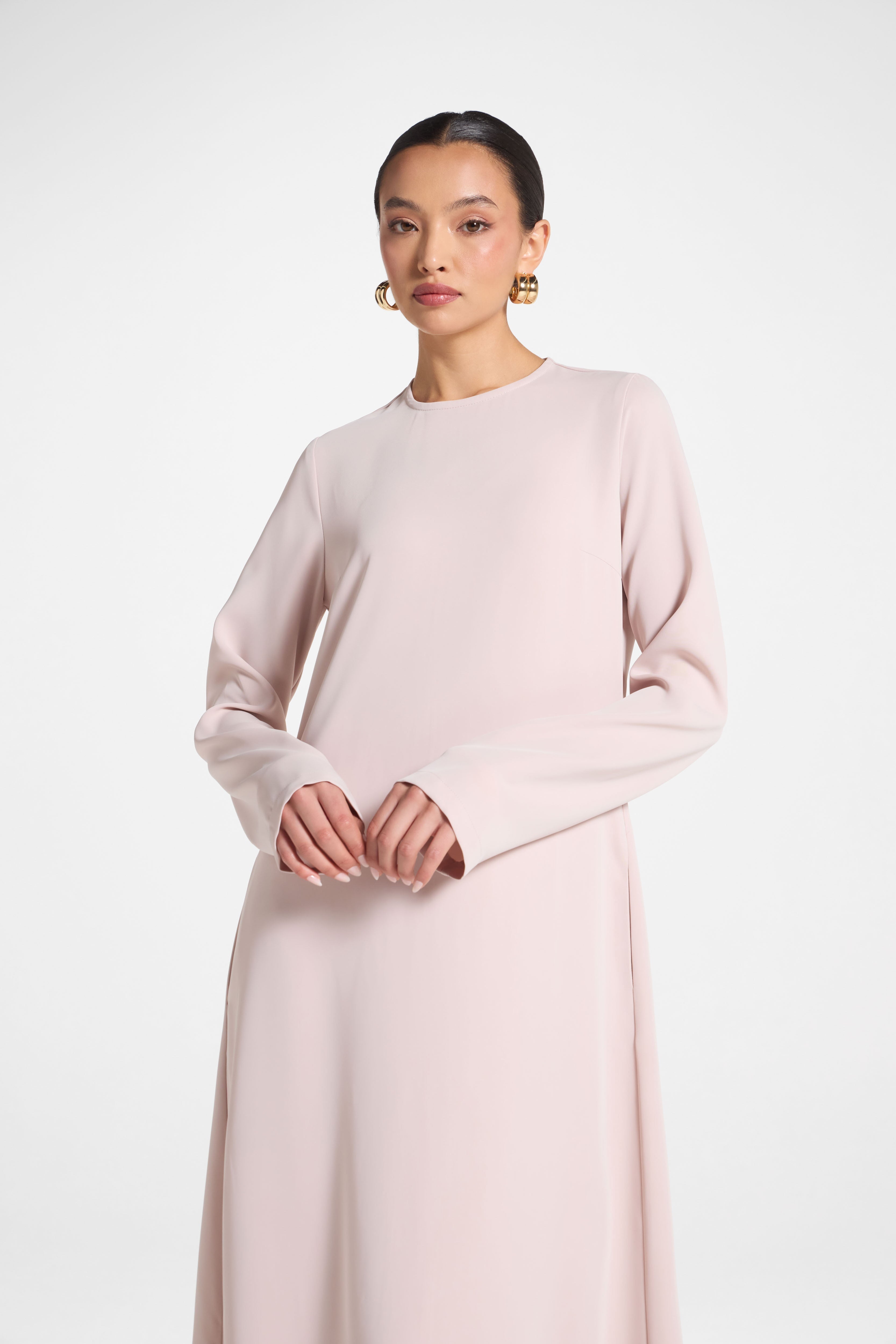 Signature Inner Maxi Dress - Mink Abayas Veiled 