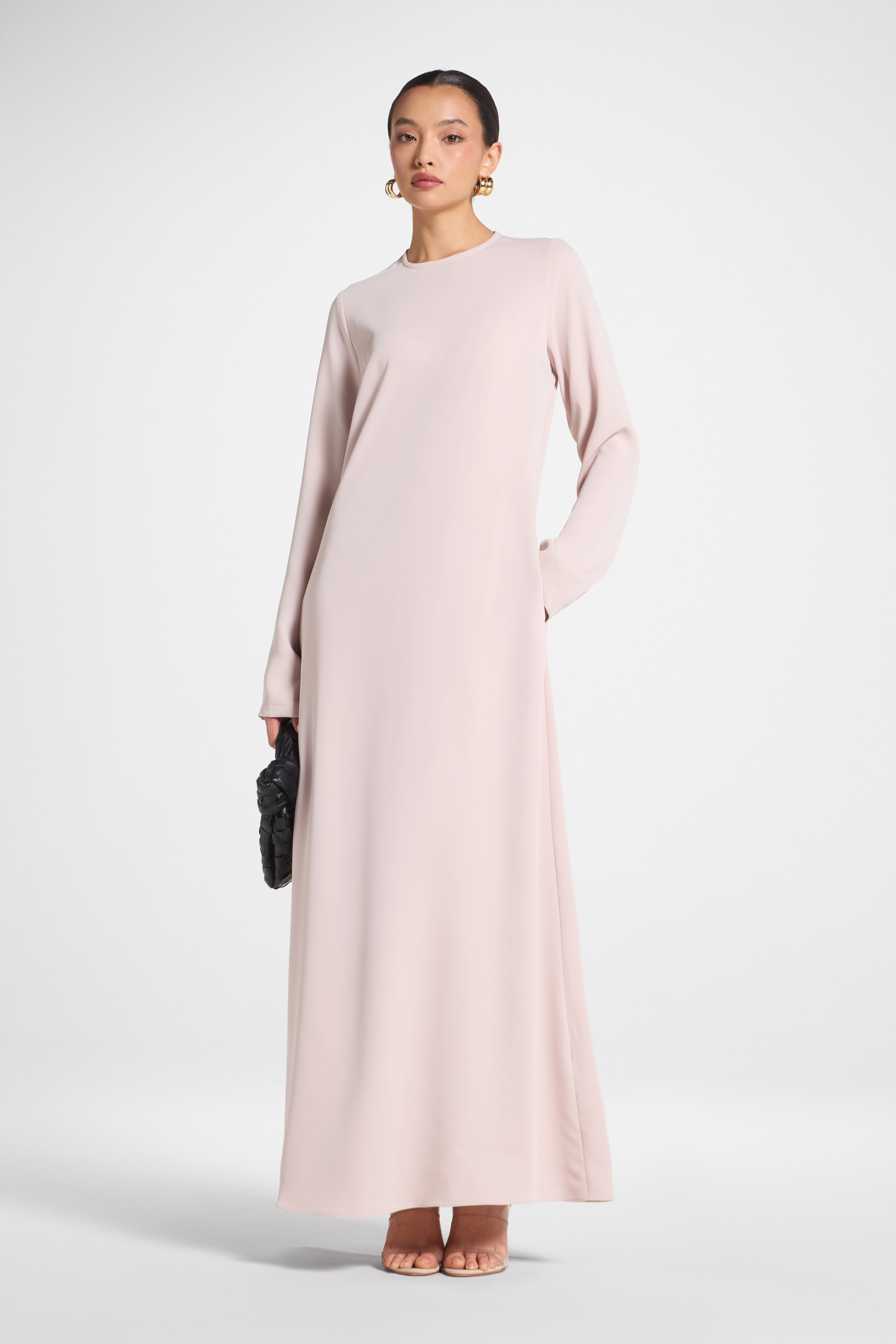 Signature Inner Maxi Dress - Mink Abayas Veiled 